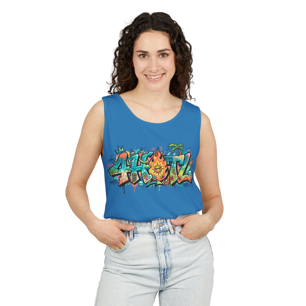 4 Hooligans on the Loose Street Art Tank Top