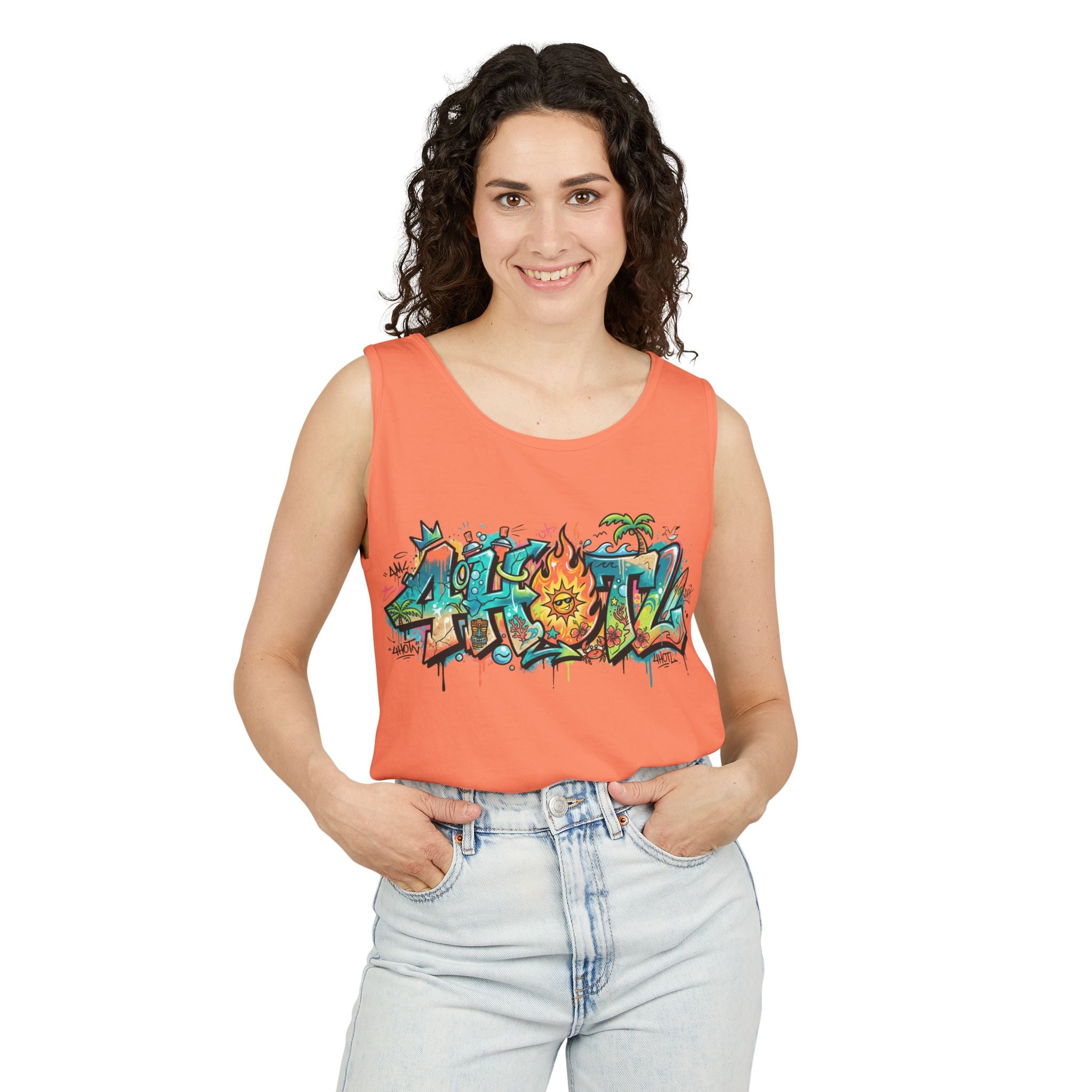 4 Hooligans on the Loose Street Art Tank Top