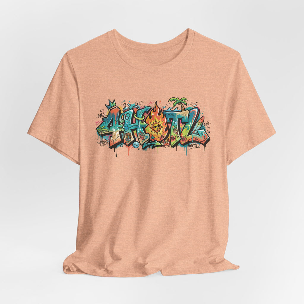 Graffiti Aloha T-Shirt – Tropical Surf Street Art Tee
