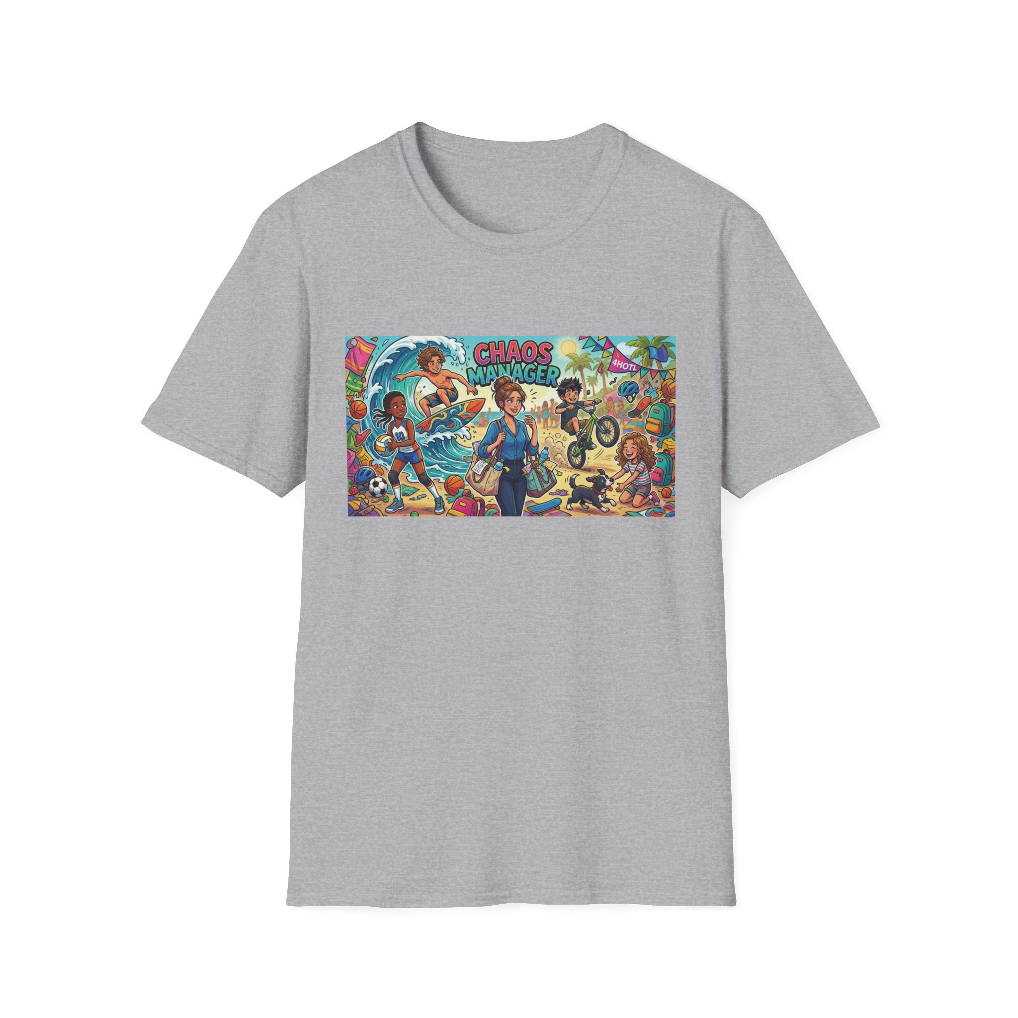 Chaos Manager Graphic Mother's Day T-Shirt — Pop Culture Illustration
