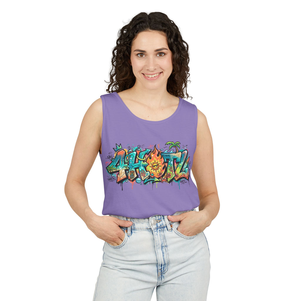 4 Hooligans on the Loose Street Art Tank Top