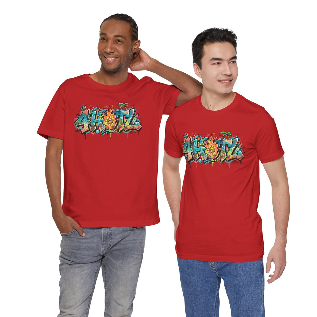 Graffiti Aloha T-Shirt – Tropical Surf Street Art Tee