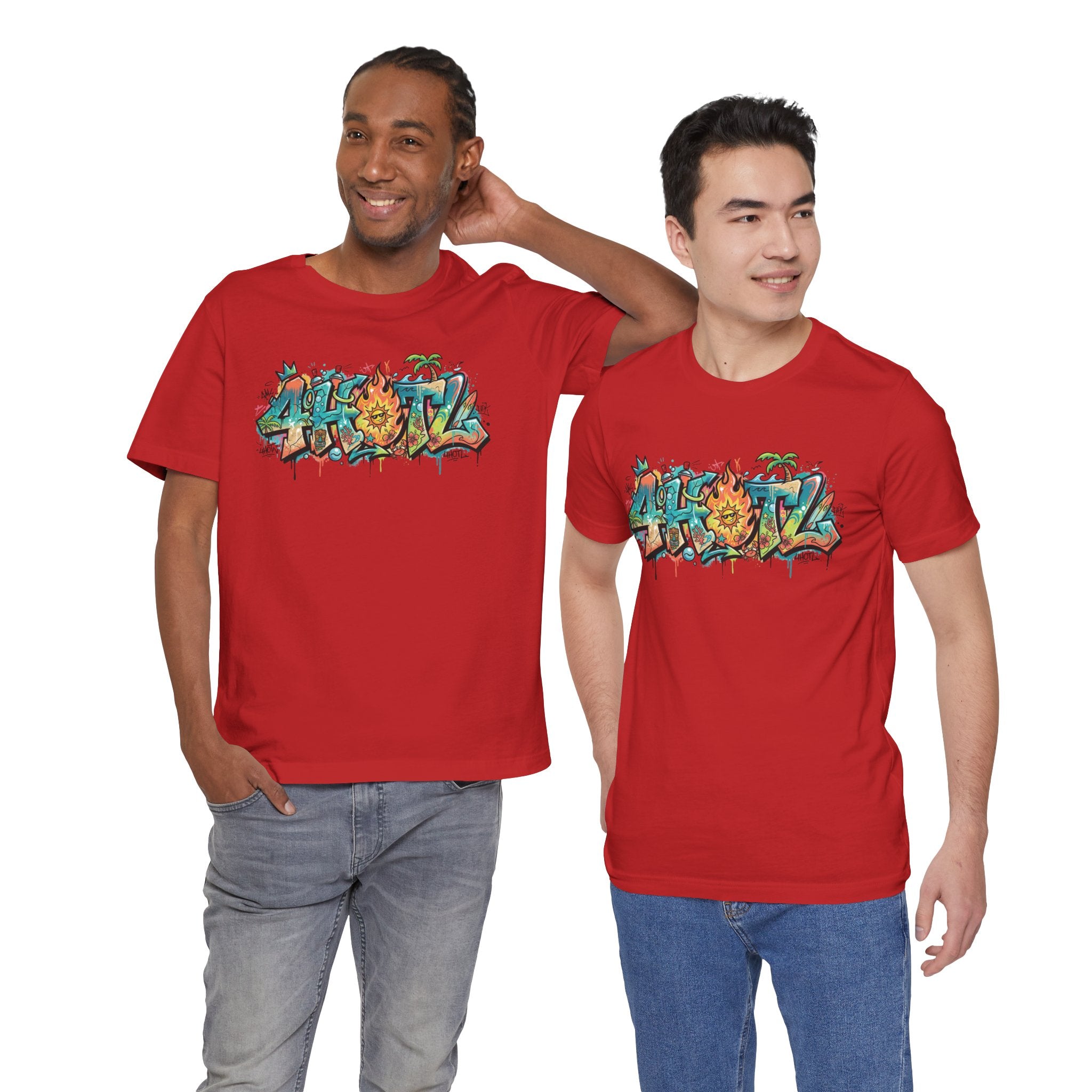 Graffiti Aloha T-Shirt – Tropical Surf Street Art Tee