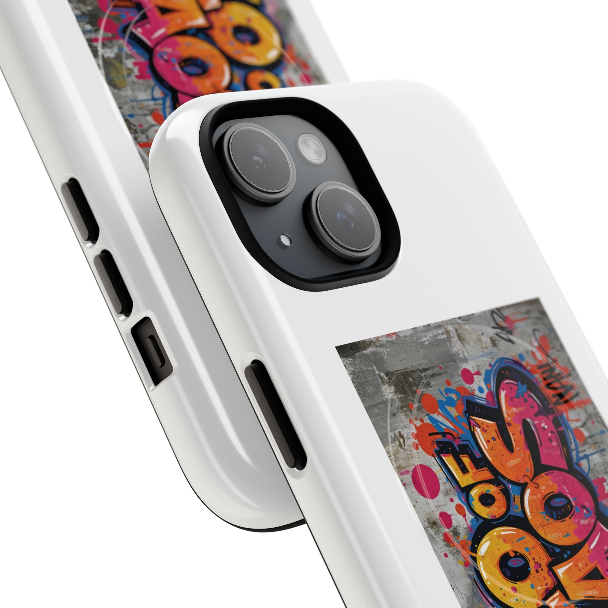 Graffiti "Chaos" Tough Magnetic Phone Case – Urban Street Art iPhone Cover