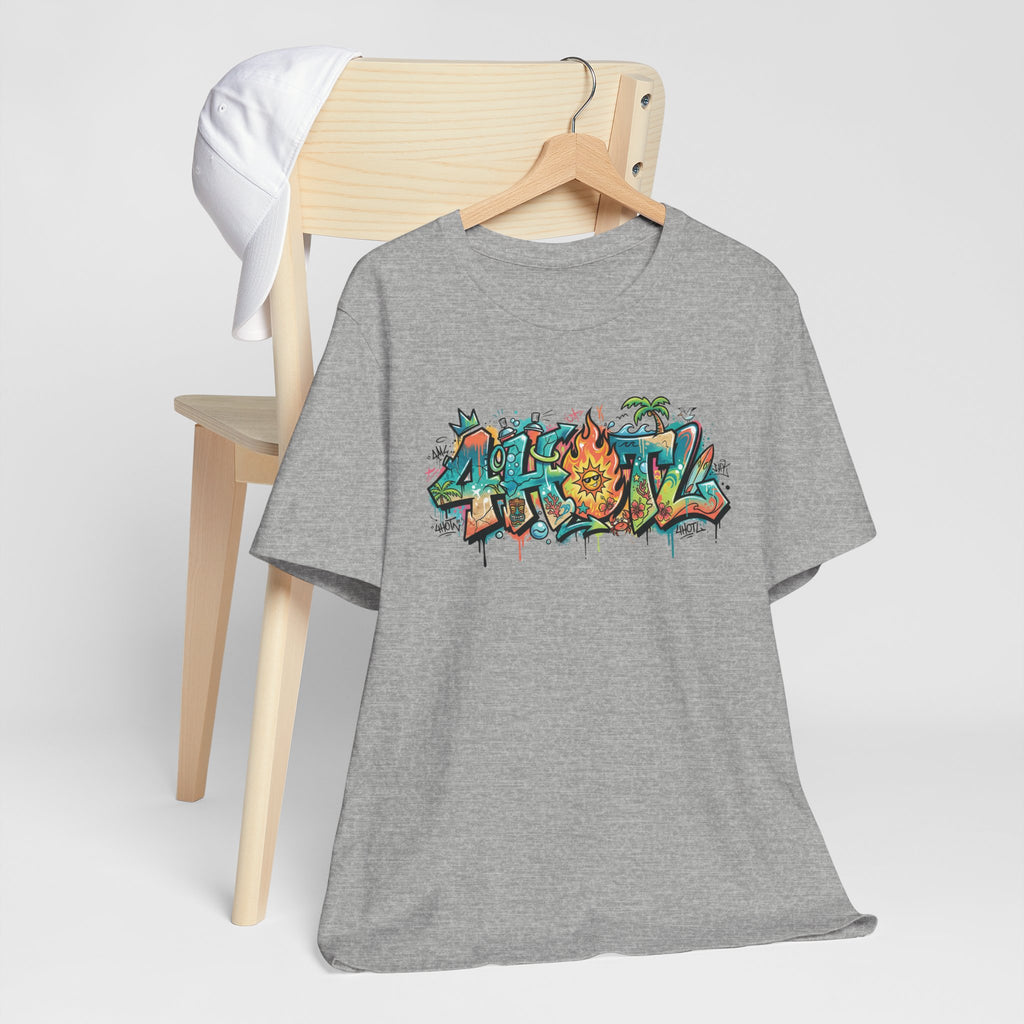 Graffiti Aloha T-Shirt – Tropical Surf Street Art Tee