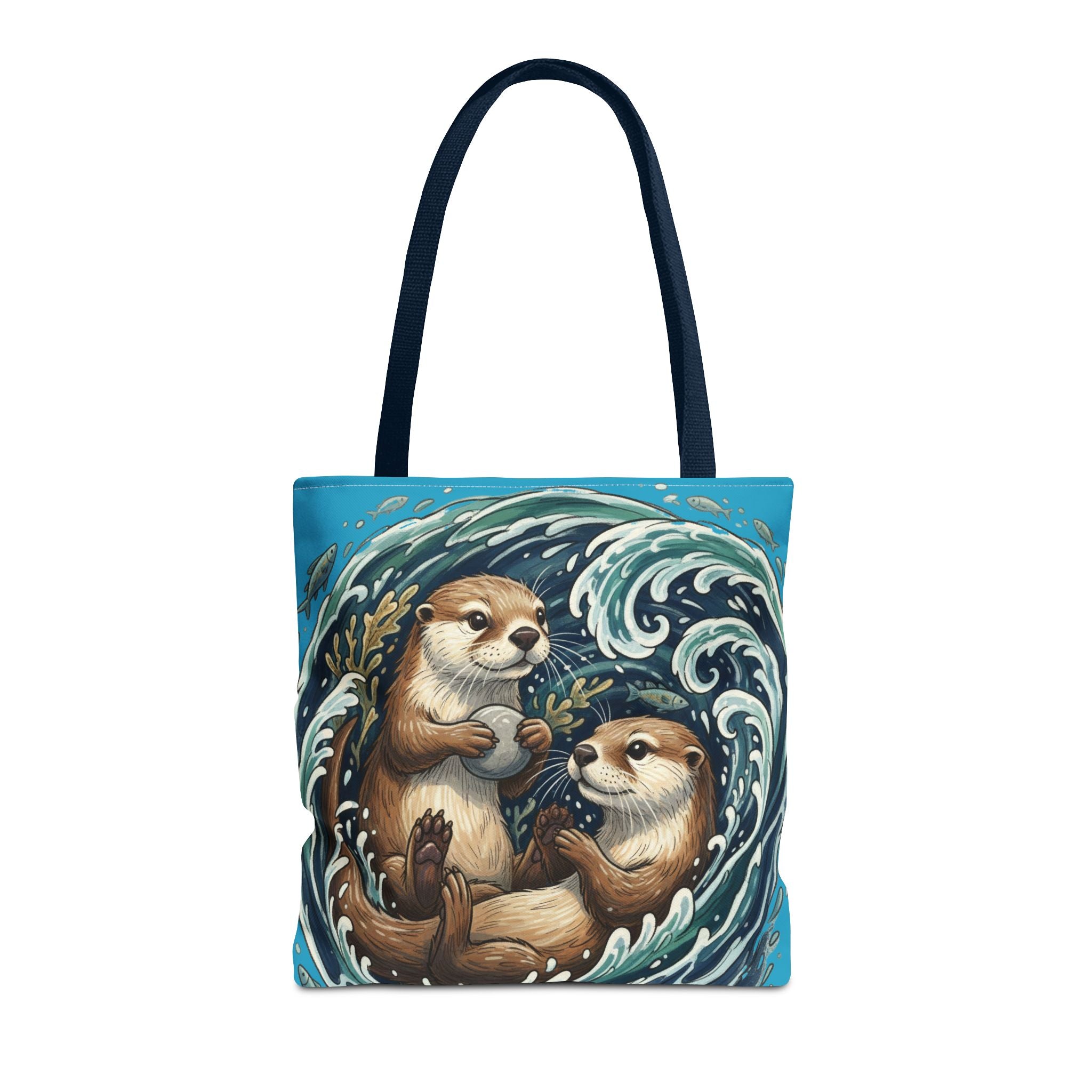Otter Love Tote Bag – Cute Ocean Animal Canvas Tote