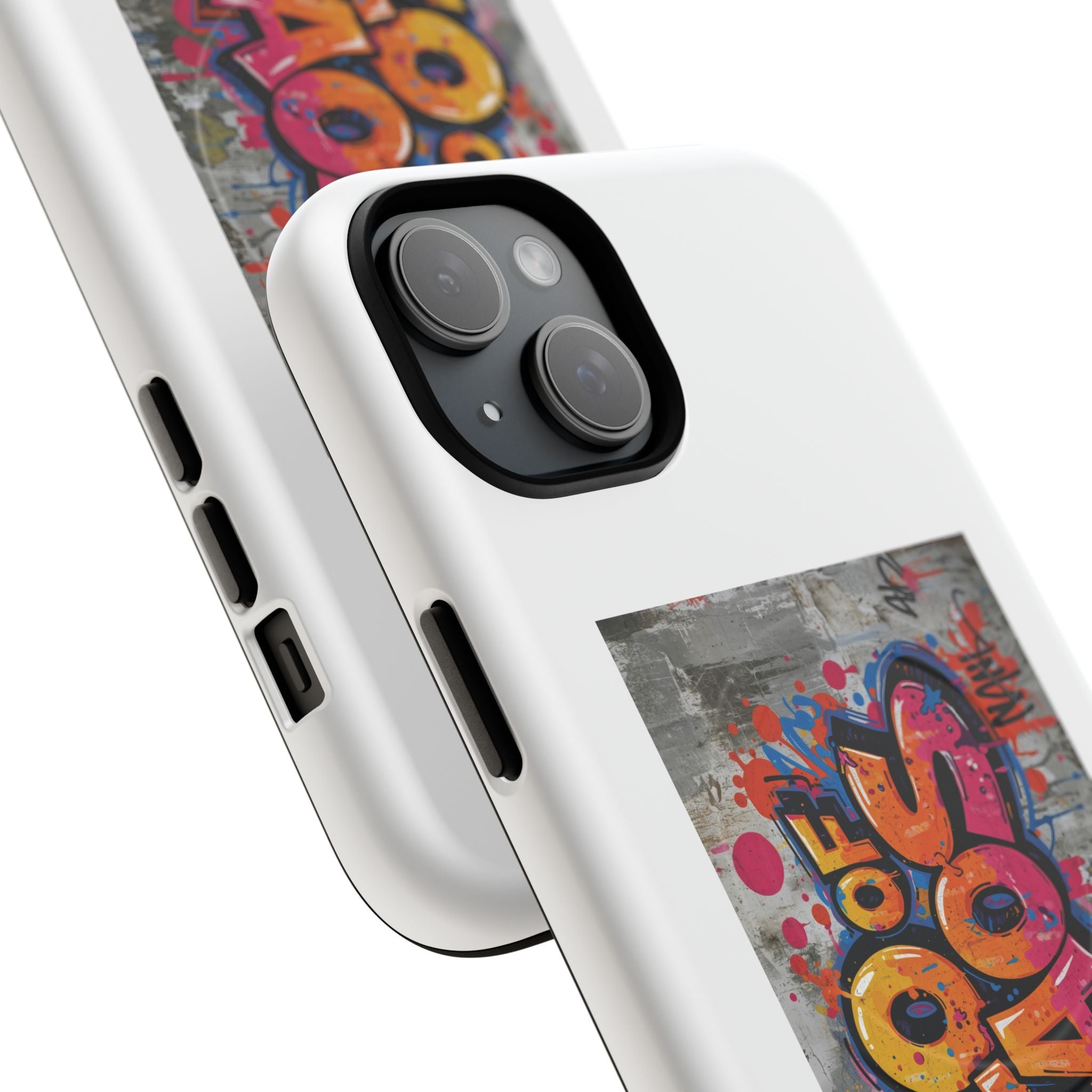 Graffiti "Chaos" Tough Magnetic Phone Case – Urban Street Art iPhone Cover