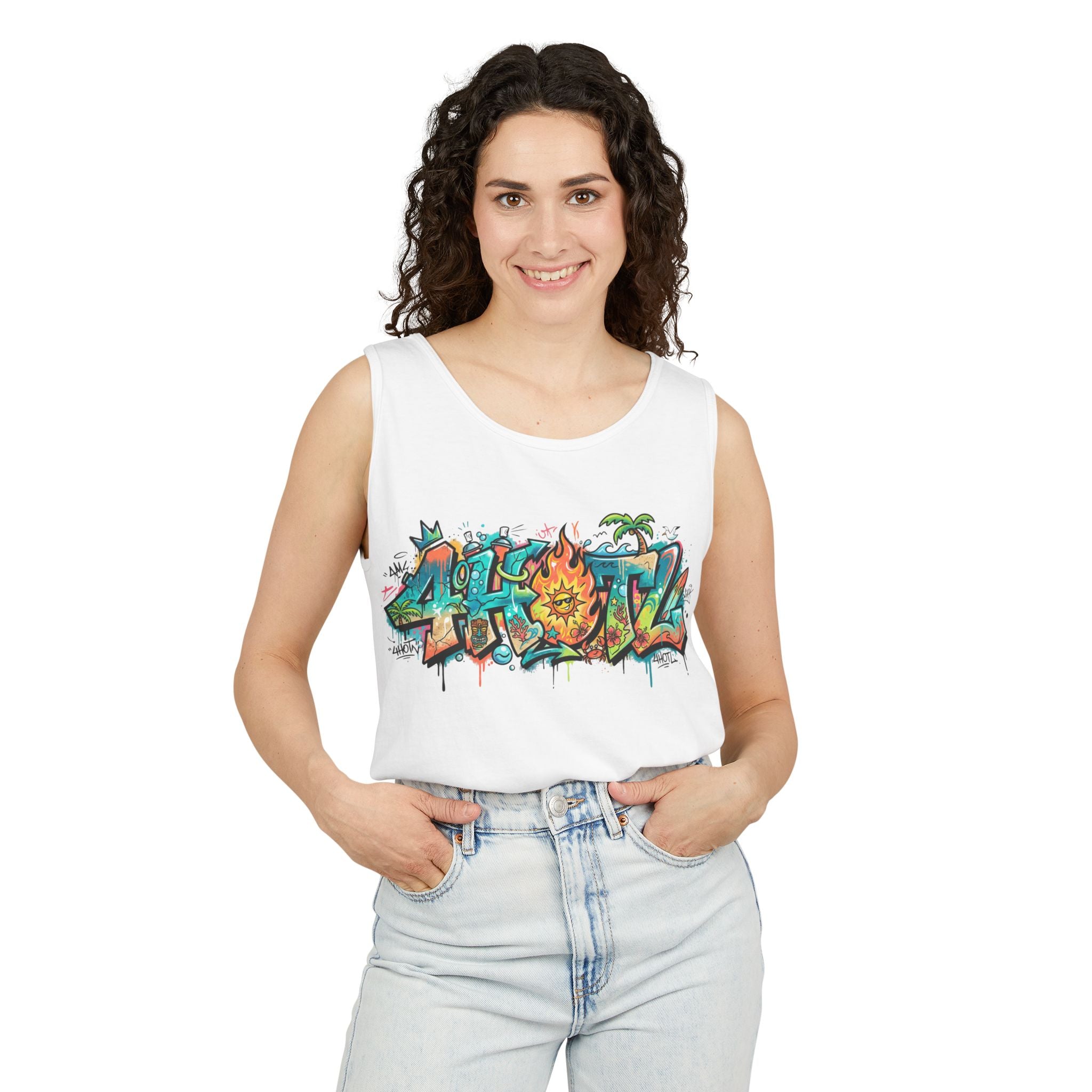 4 Hooligans on the Loose Street Art Tank Top