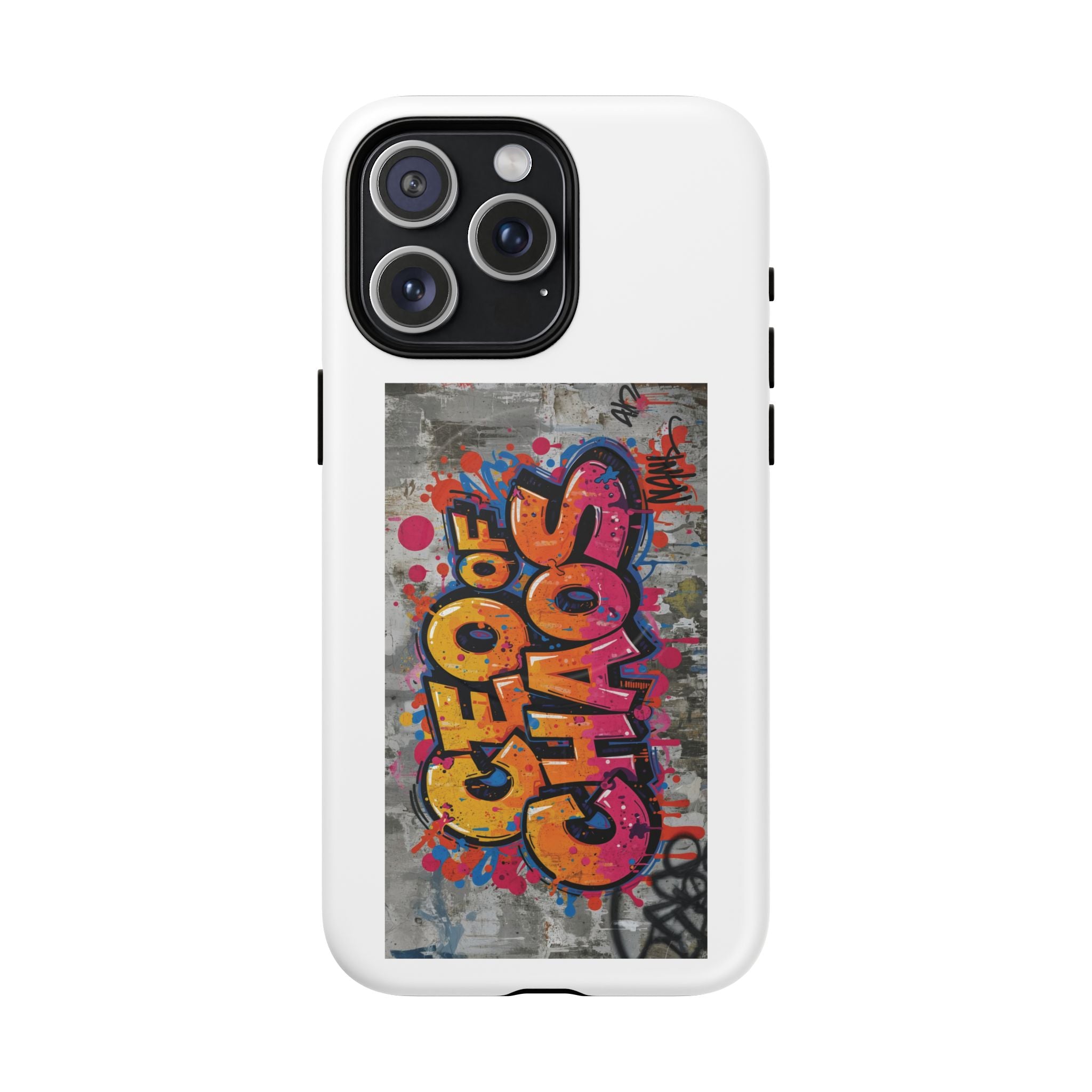 Graffiti "Chaos" Tough Magnetic Phone Case – Urban Street Art iPhone Cover
