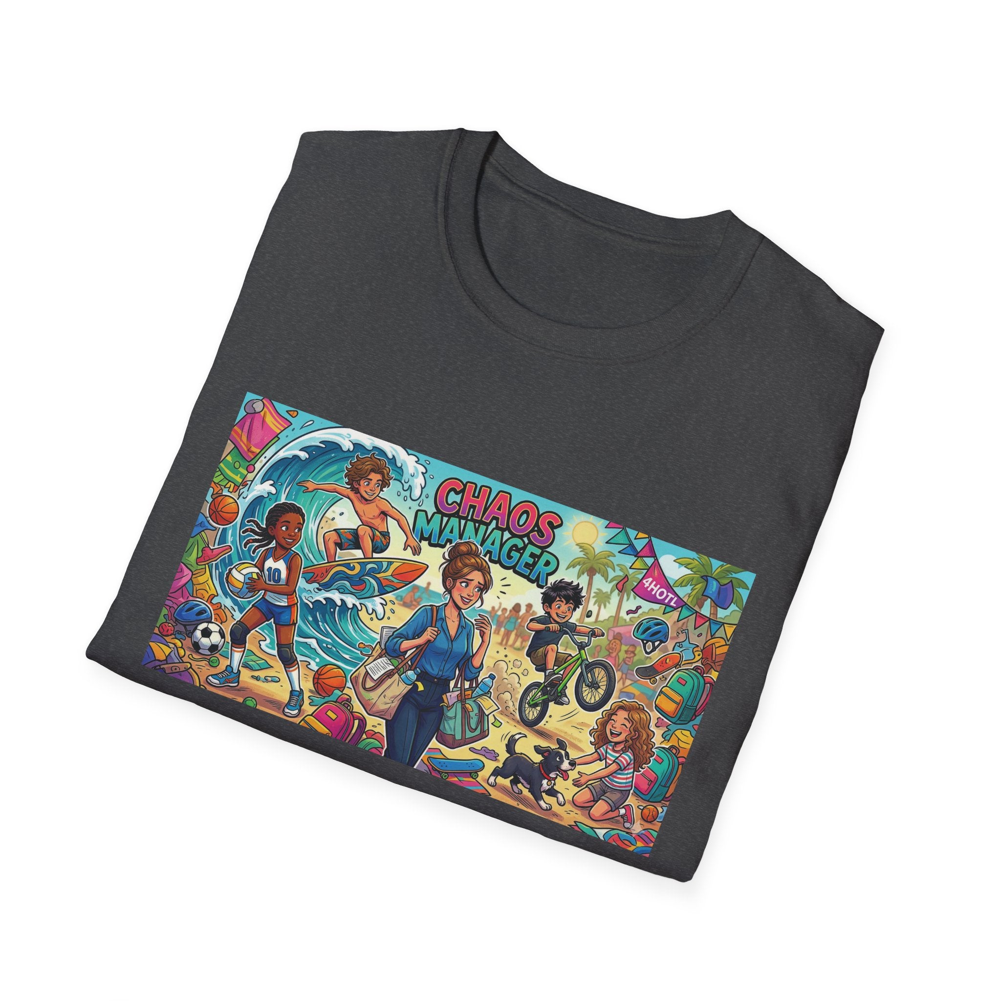 Chaos Manager Graphic Mother's Day T-Shirt — Pop Culture Illustration
