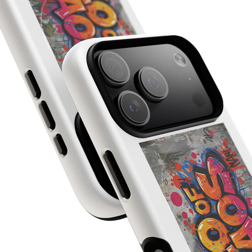 Graffiti "Chaos" Tough Magnetic Phone Case – Urban Street Art iPhone Cover