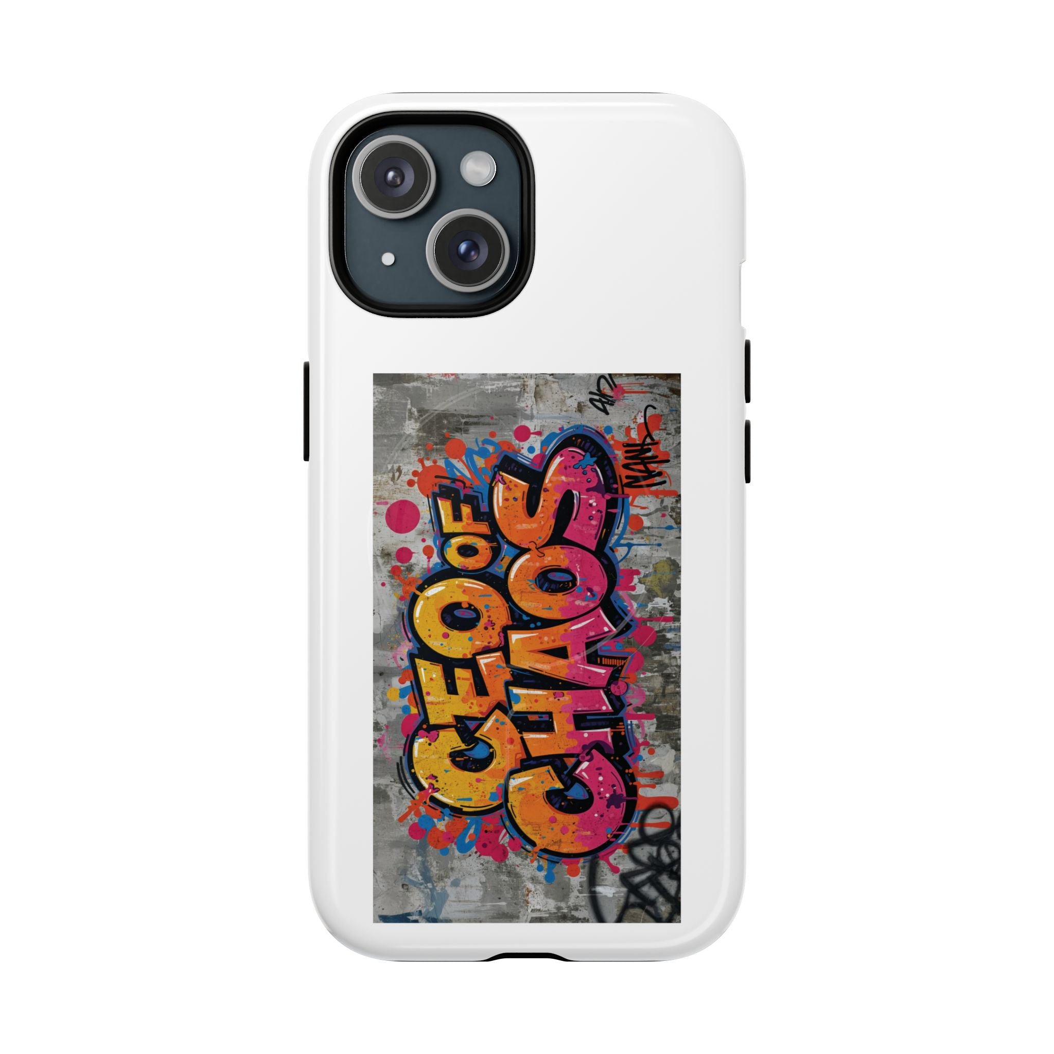 Graffiti "Chaos" Tough Magnetic Phone Case – Urban Street Art iPhone Cover