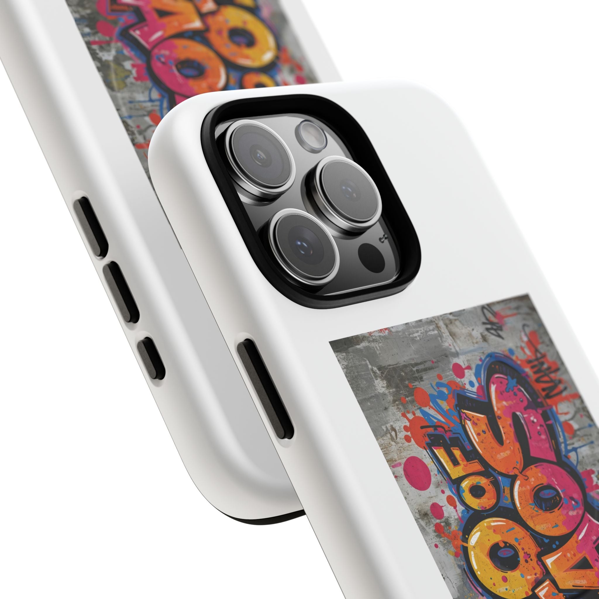Graffiti "Chaos" Tough Magnetic Phone Case – Urban Street Art iPhone Cover