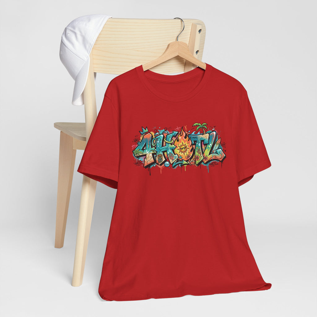 Graffiti Aloha T-Shirt – Tropical Surf Street Art Tee