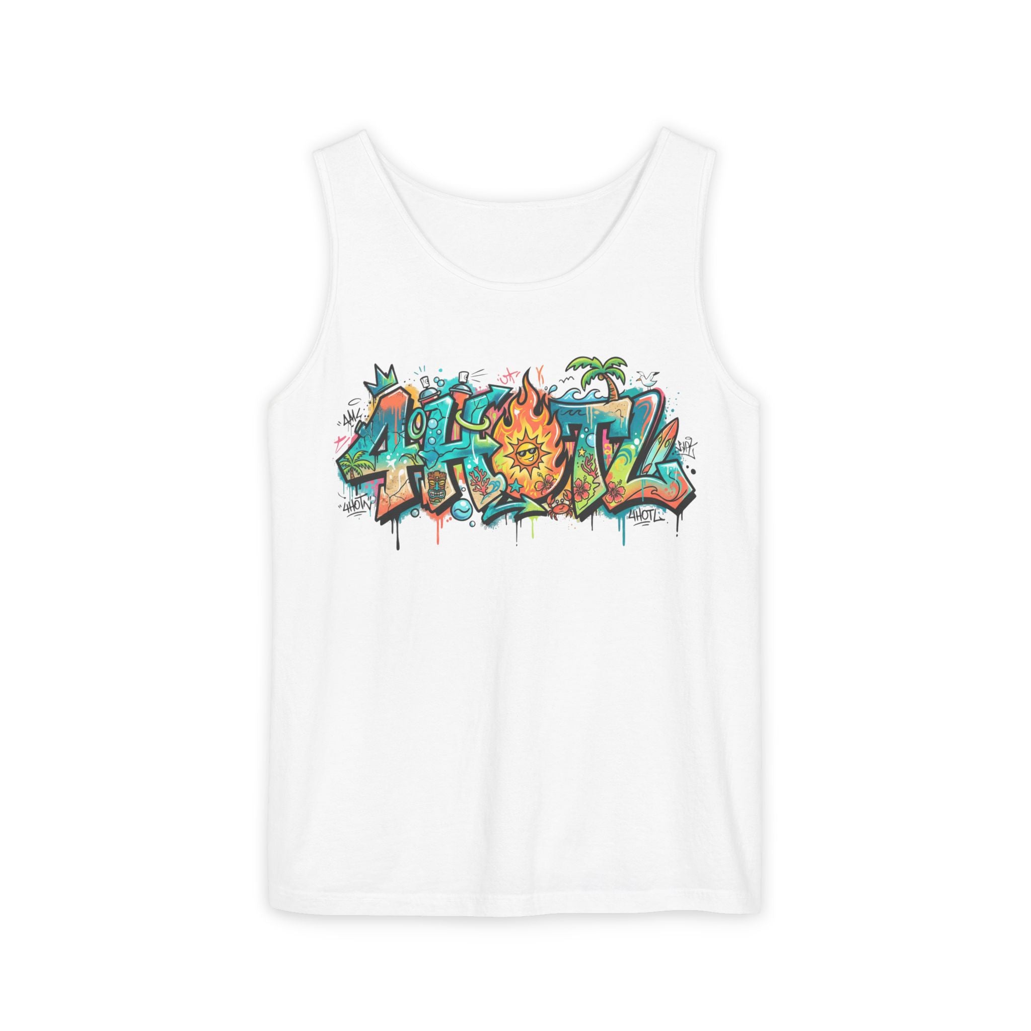 4 Hooligans on the Loose Street Art Tank Top