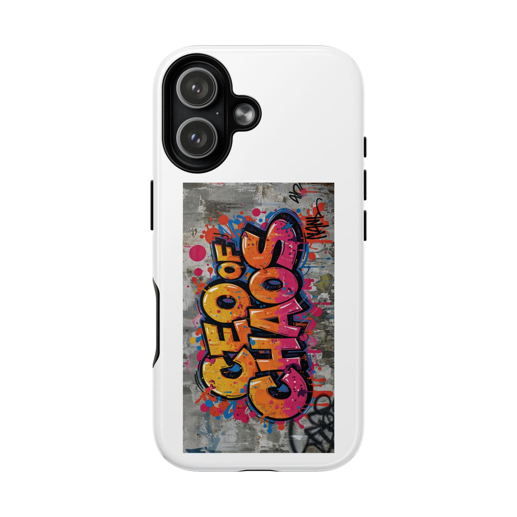 Graffiti "Chaos" Tough Magnetic Phone Case – Urban Street Art iPhone Cover