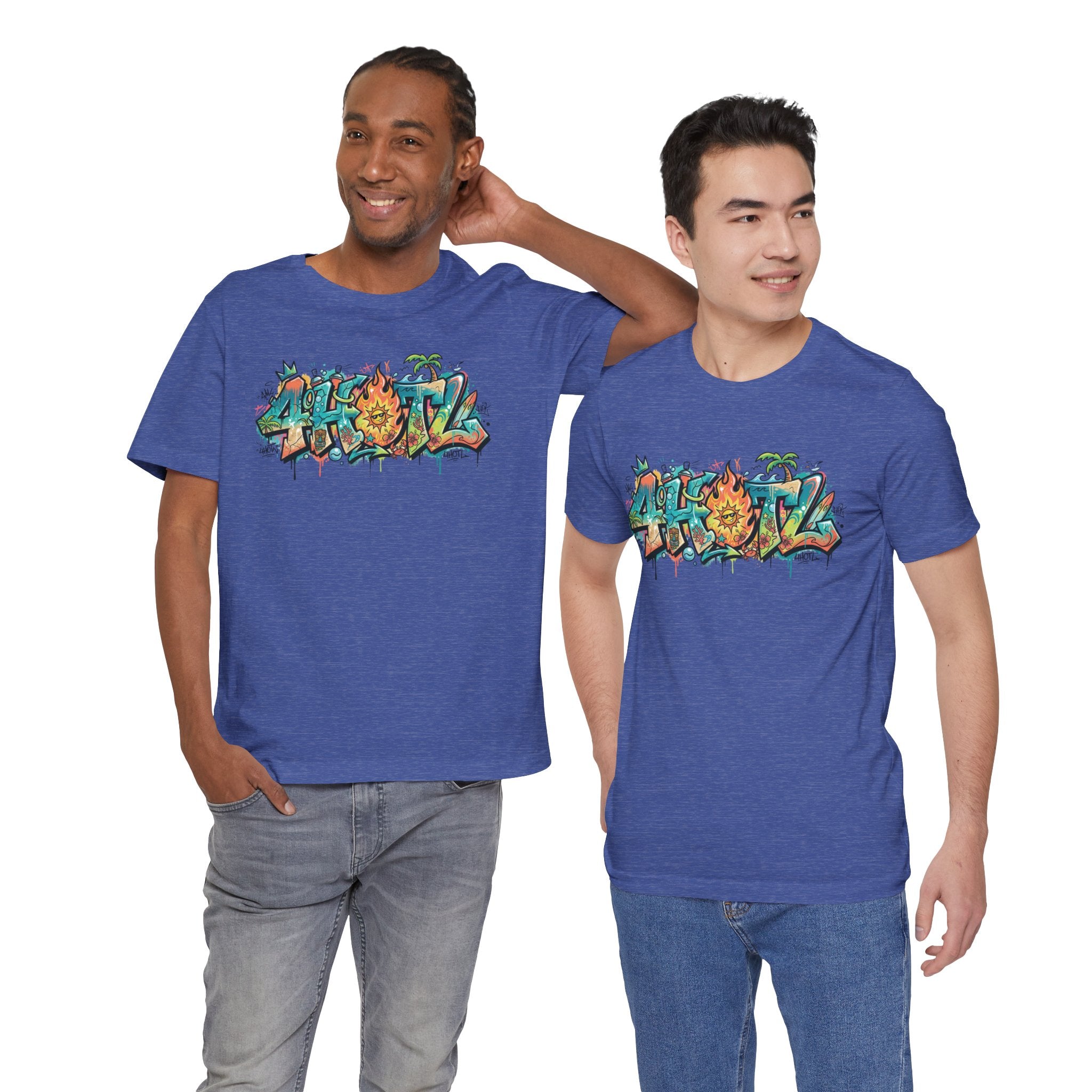 Graffiti Aloha T-Shirt – Tropical Surf Street Art Tee
