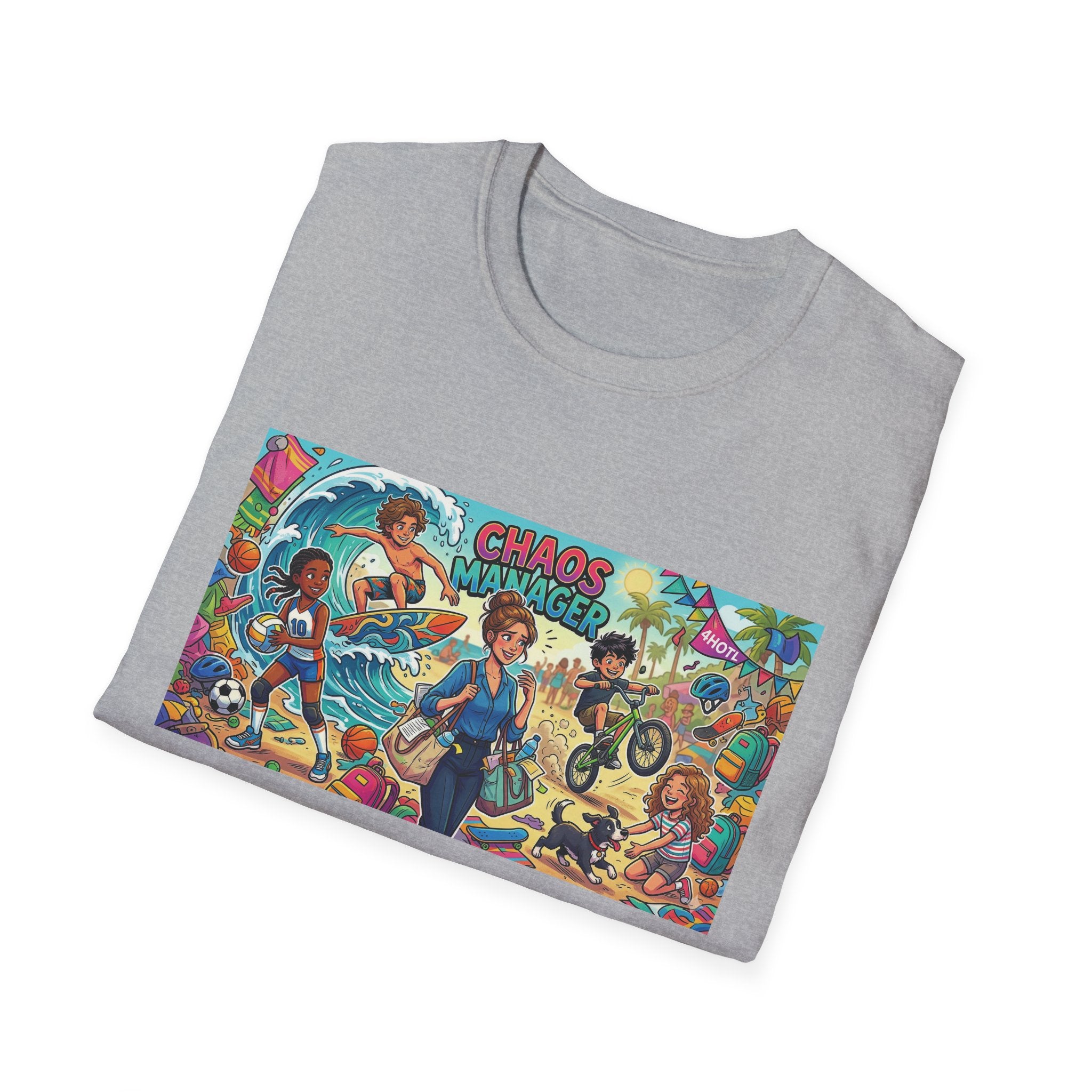 Chaos Manager Graphic Mother's Day T-Shirt — Pop Culture Illustration