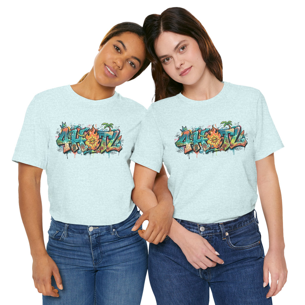 Graffiti Aloha T-Shirt – Tropical Surf Street Art Tee