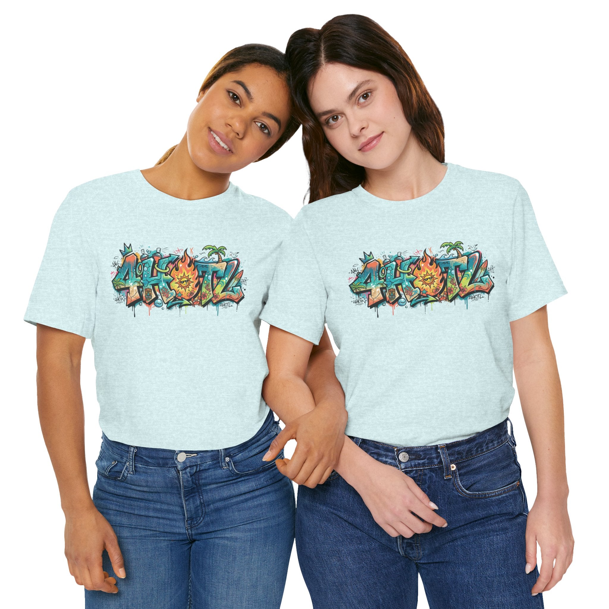 Graffiti Aloha T-Shirt – Tropical Surf Street Art Tee