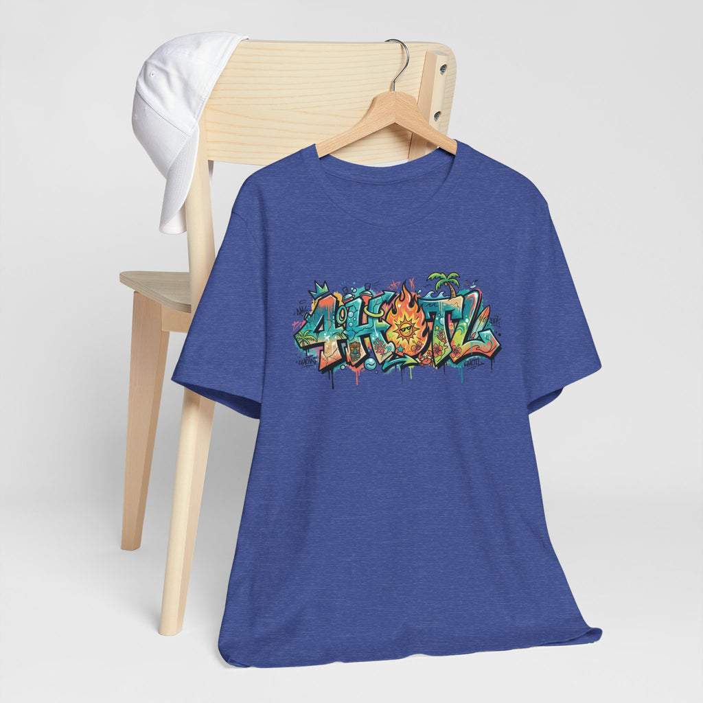 Graffiti Aloha T-Shirt – Tropical Surf Street Art Tee