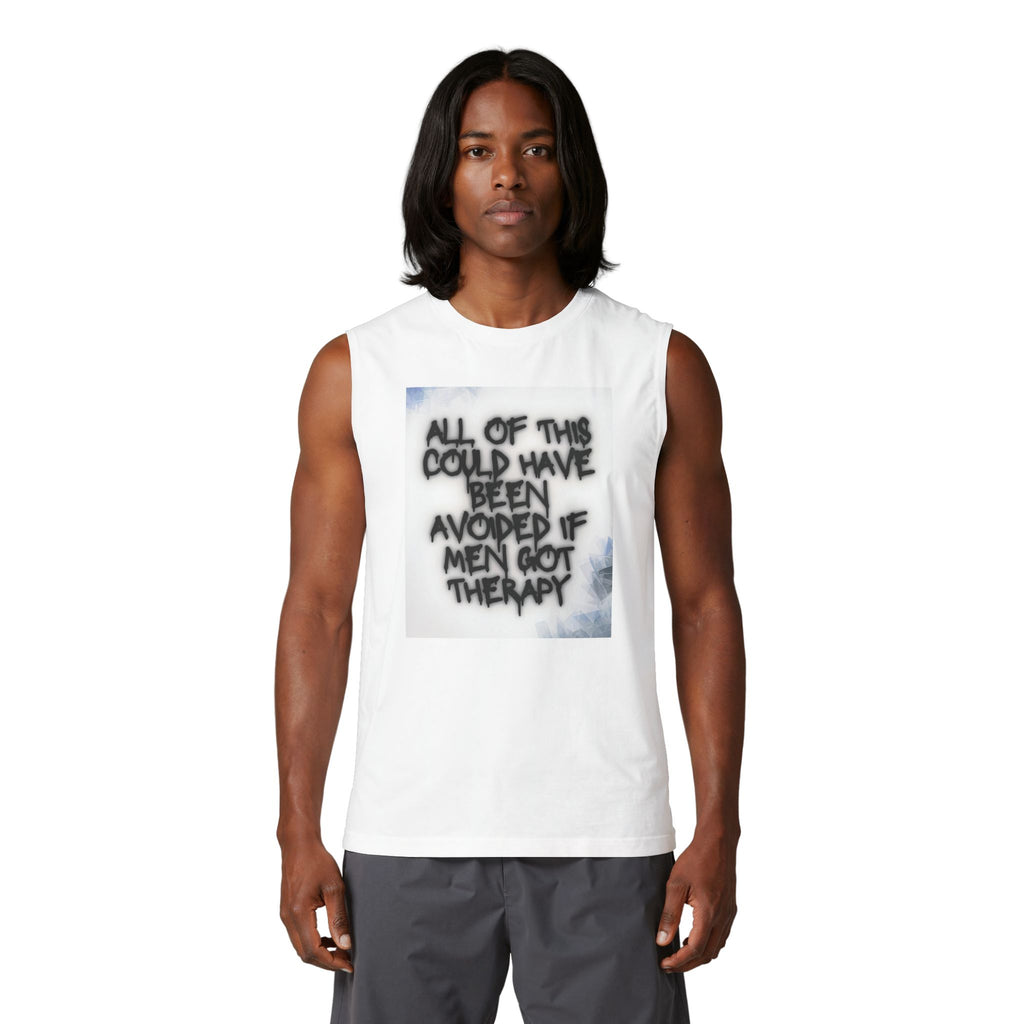 Snarky Funny Quote Muscle Tank — Humorous Graphic Muscle Tank Top