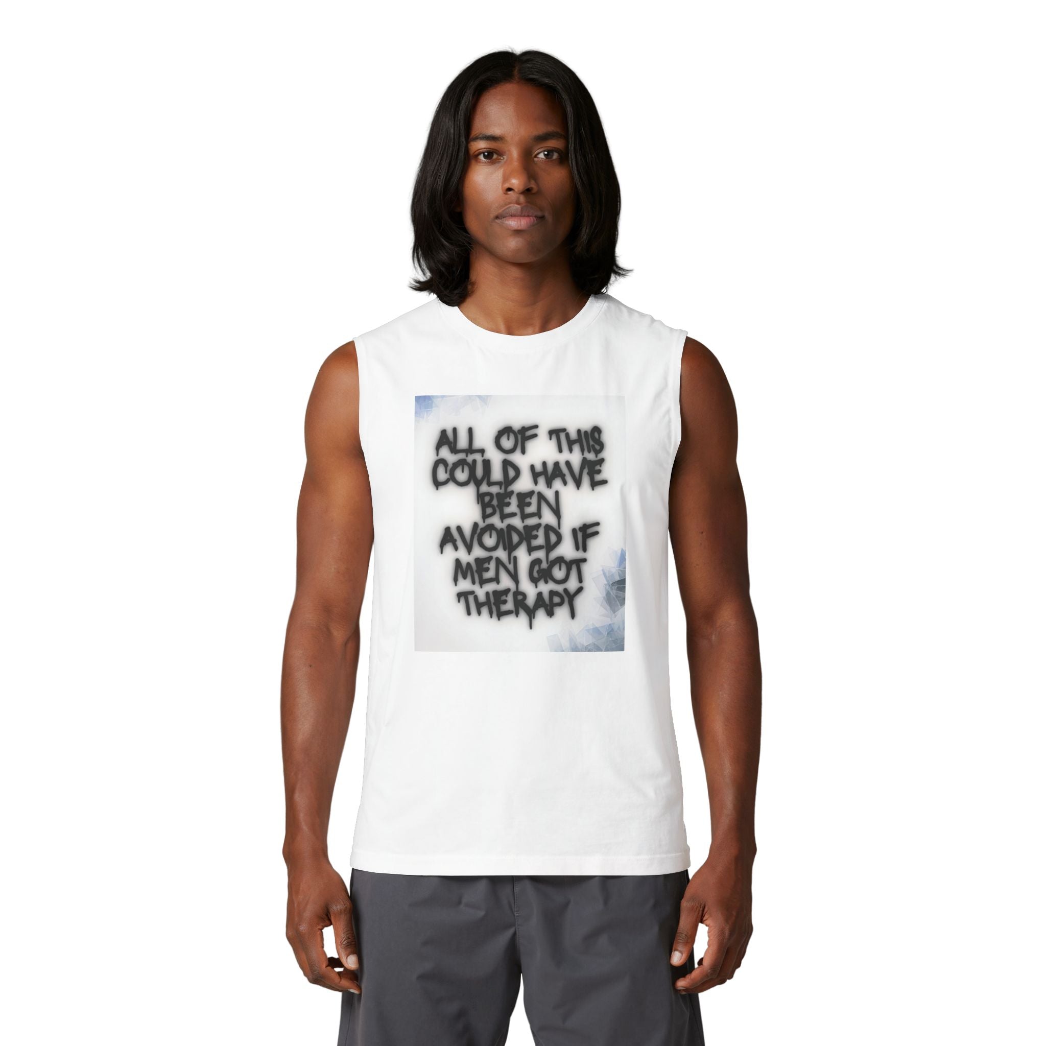 Snarky Funny Quote Muscle Tank — Humorous Graphic Muscle Tank Top