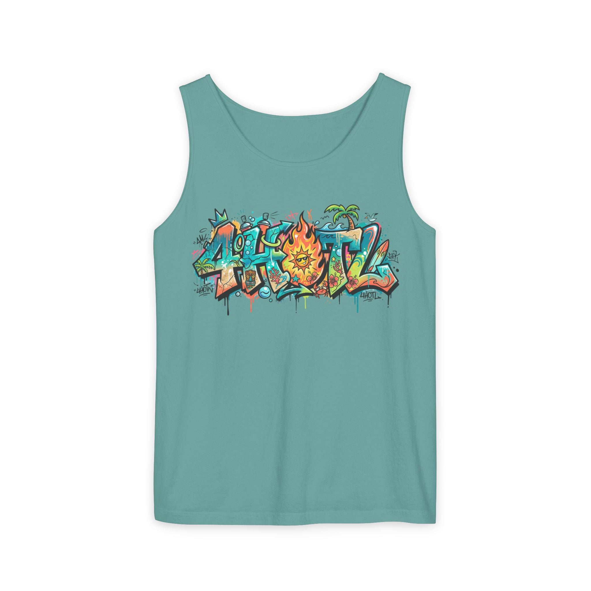 4 Hooligans on the Loose Street Art Tank Top