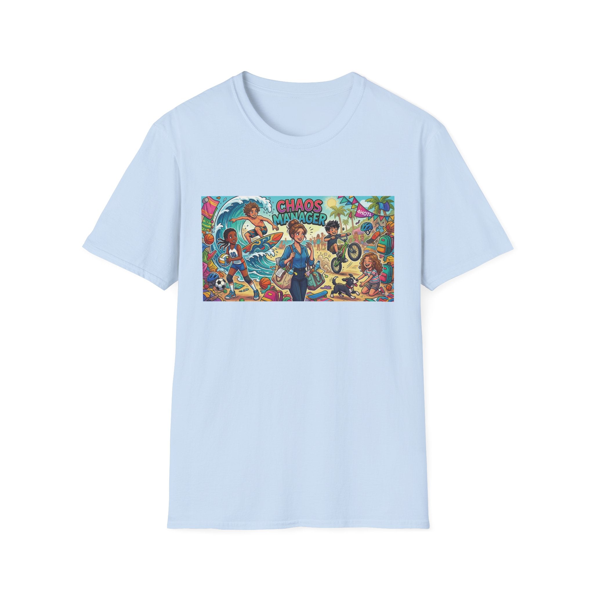 Chaos Manager Graphic Mother's Day T-Shirt — Pop Culture Illustration