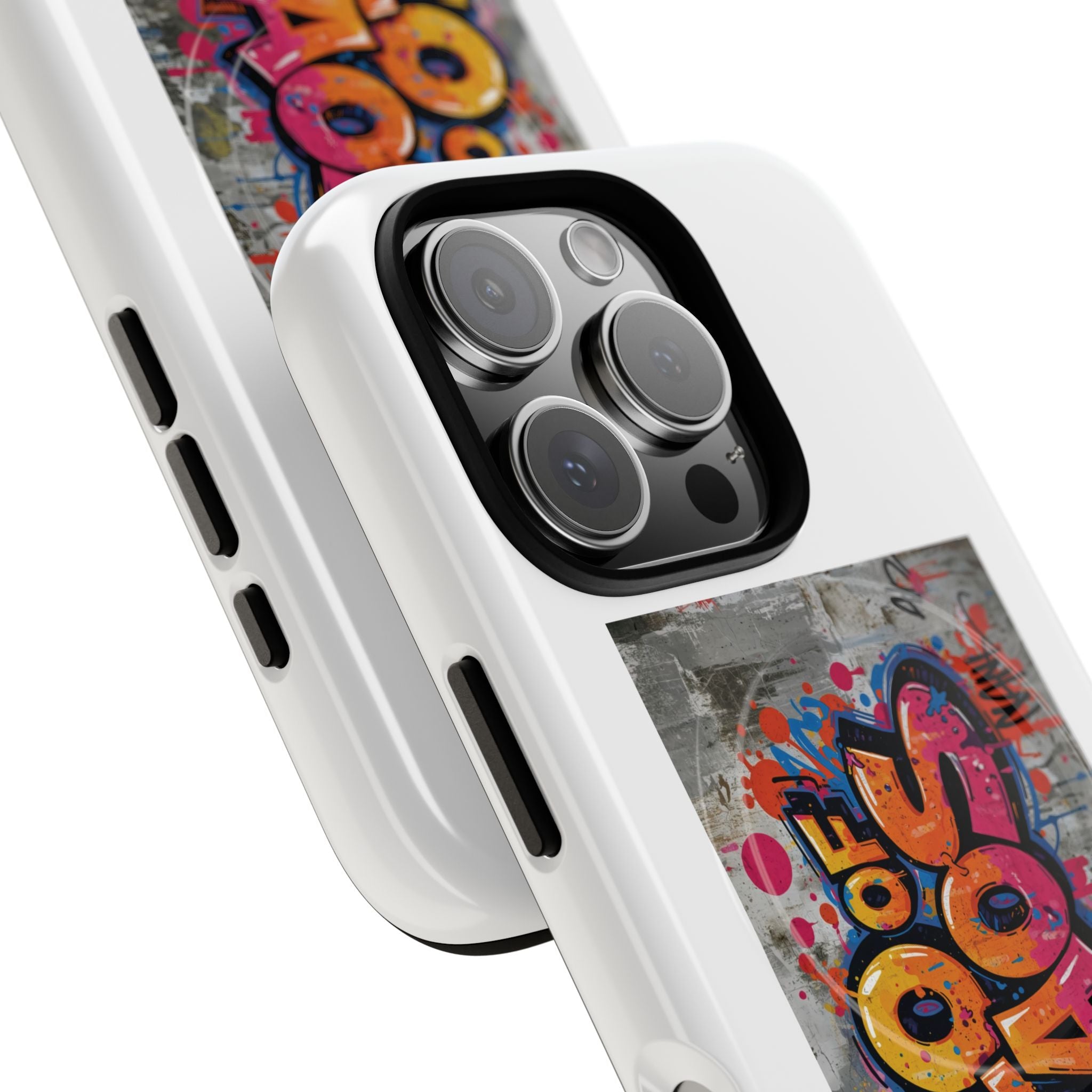 Graffiti "Chaos" Tough Magnetic Phone Case – Urban Street Art iPhone Cover