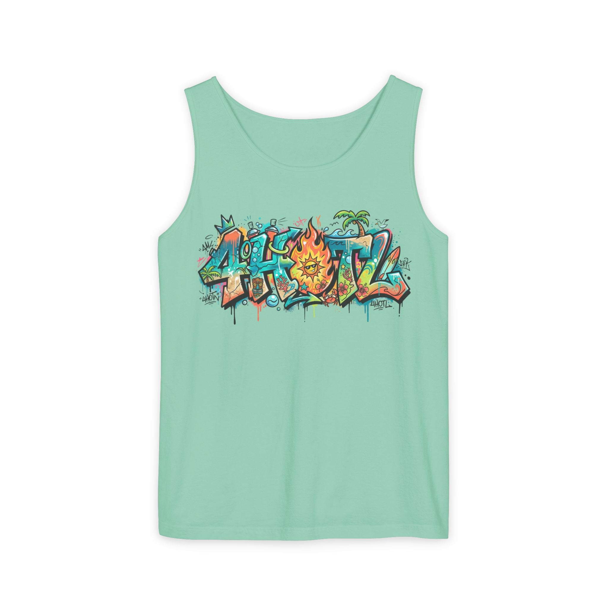 4 Hooligans on the Loose Street Art Tank Top