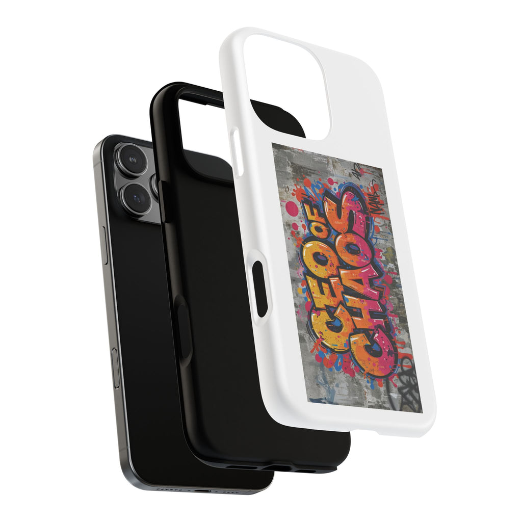 Graffiti "Chaos" Tough Magnetic Phone Case – Urban Street Art iPhone Cover