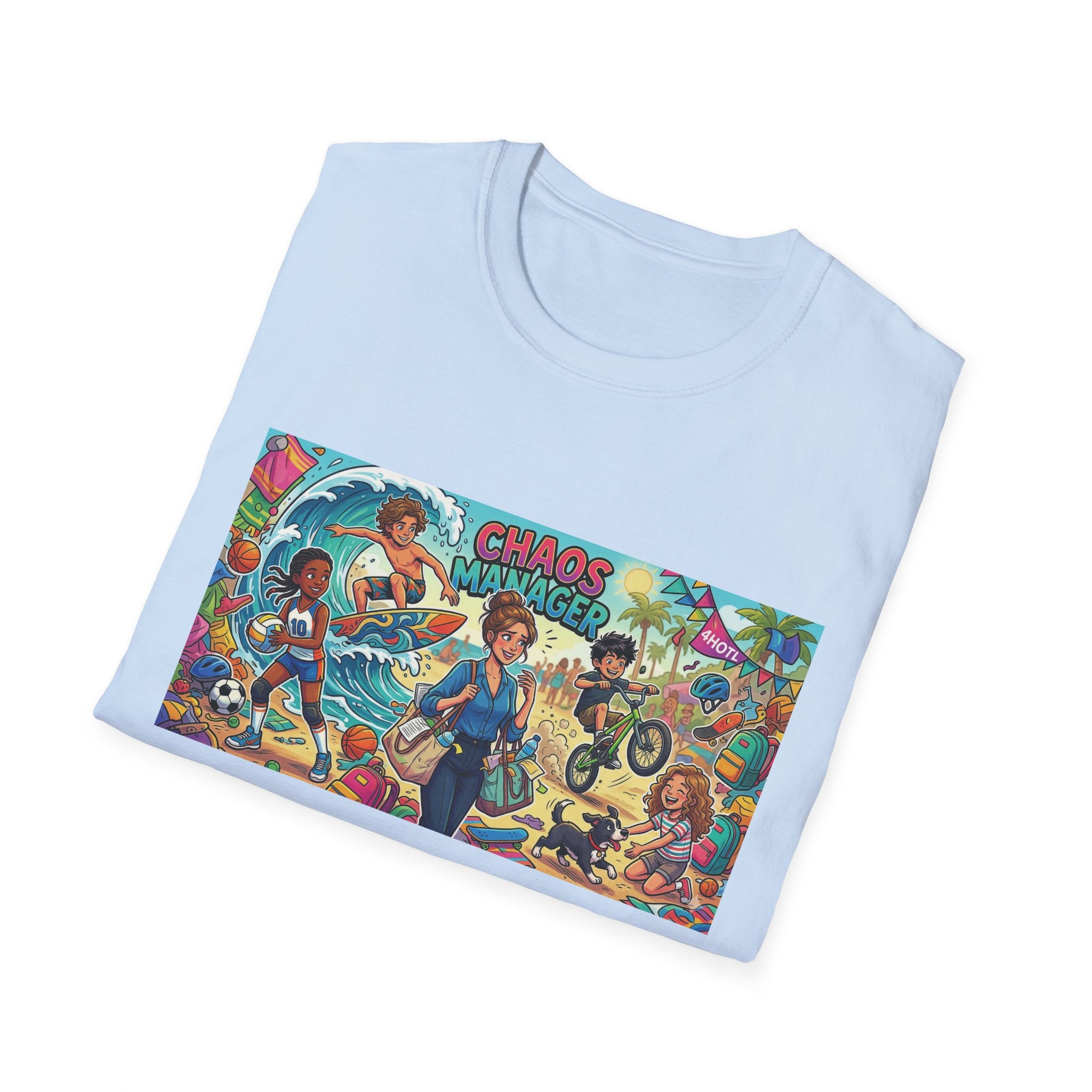 Chaos Manager Graphic Mother's Day T-Shirt — Pop Culture Illustration