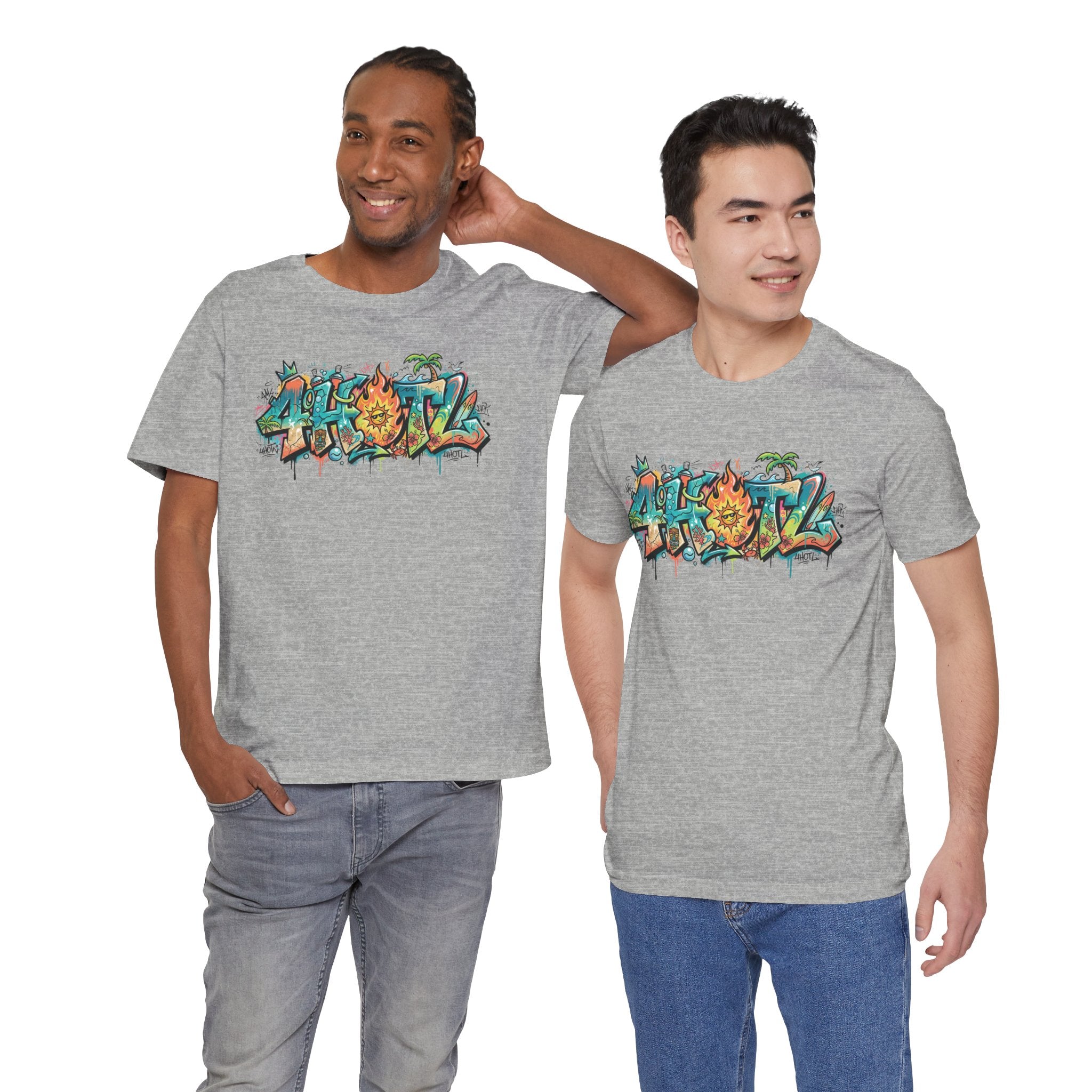 Graffiti Aloha T-Shirt – Tropical Surf Street Art Tee