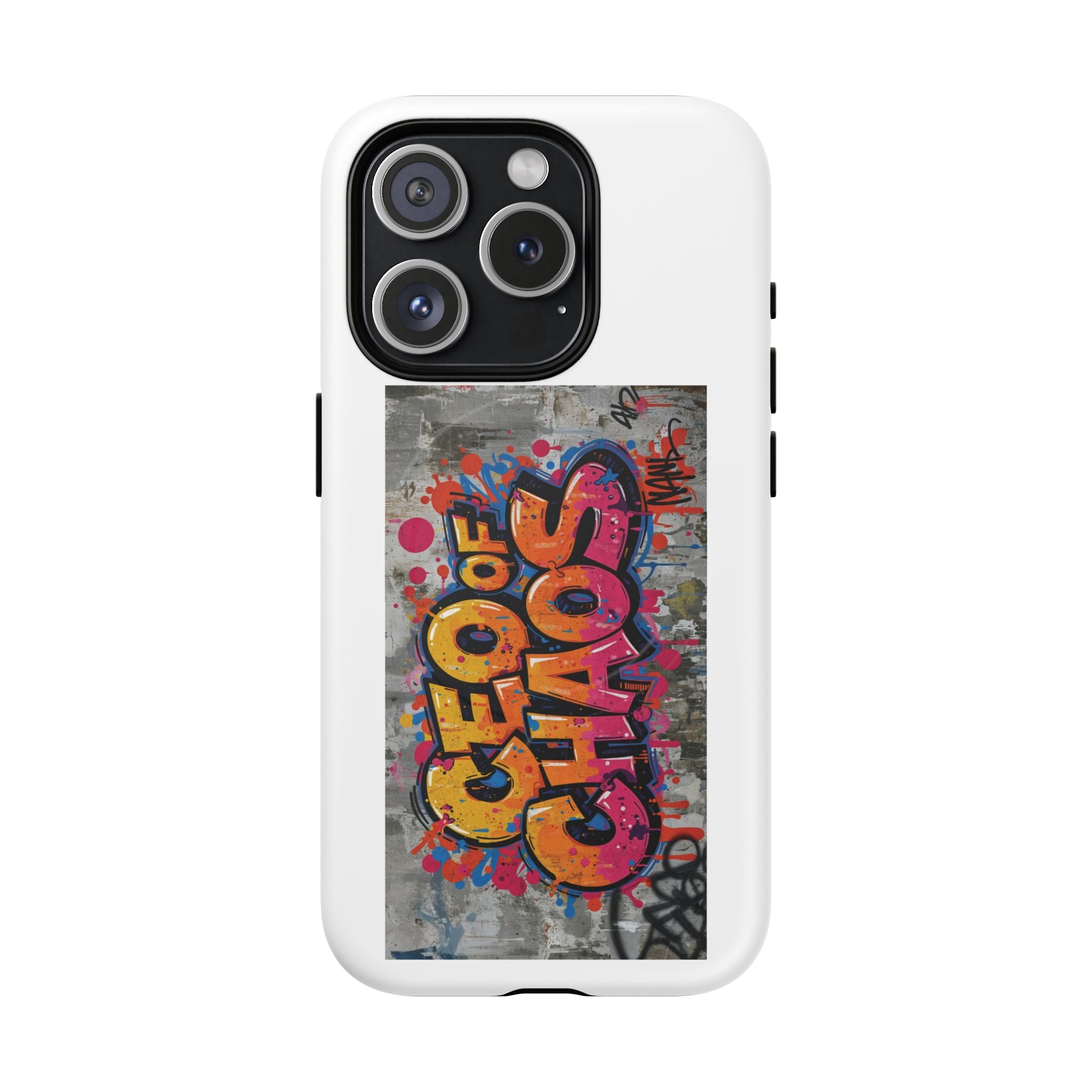 Graffiti "Chaos" Tough Magnetic Phone Case – Urban Street Art iPhone Cover