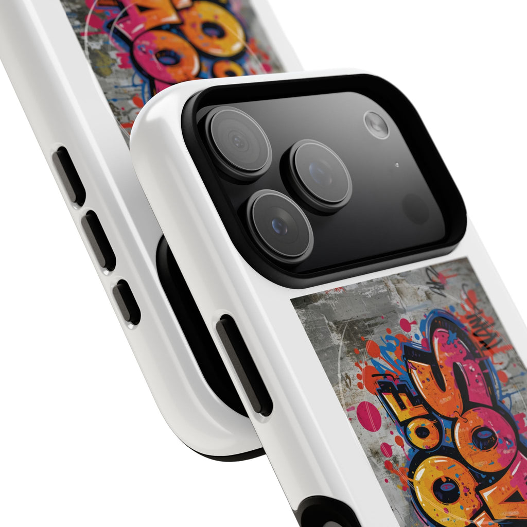 Graffiti "Chaos" Tough Magnetic Phone Case – Urban Street Art iPhone Cover