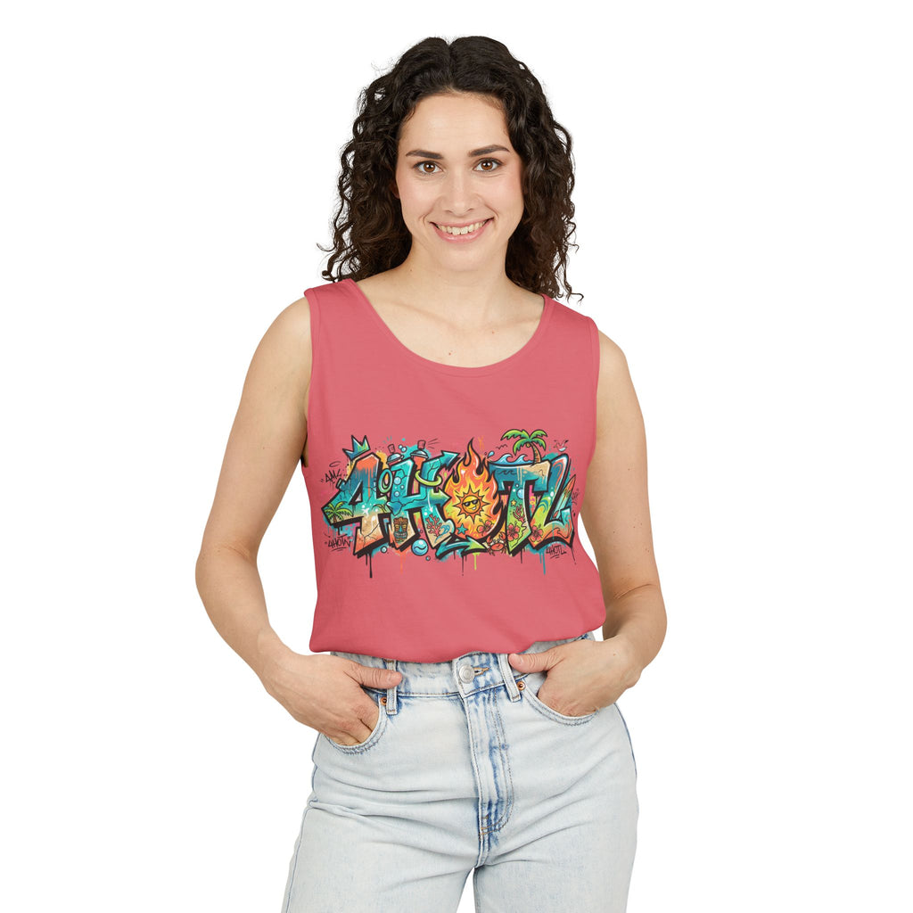 4 Hooligans on the Loose Street Art Tank Top