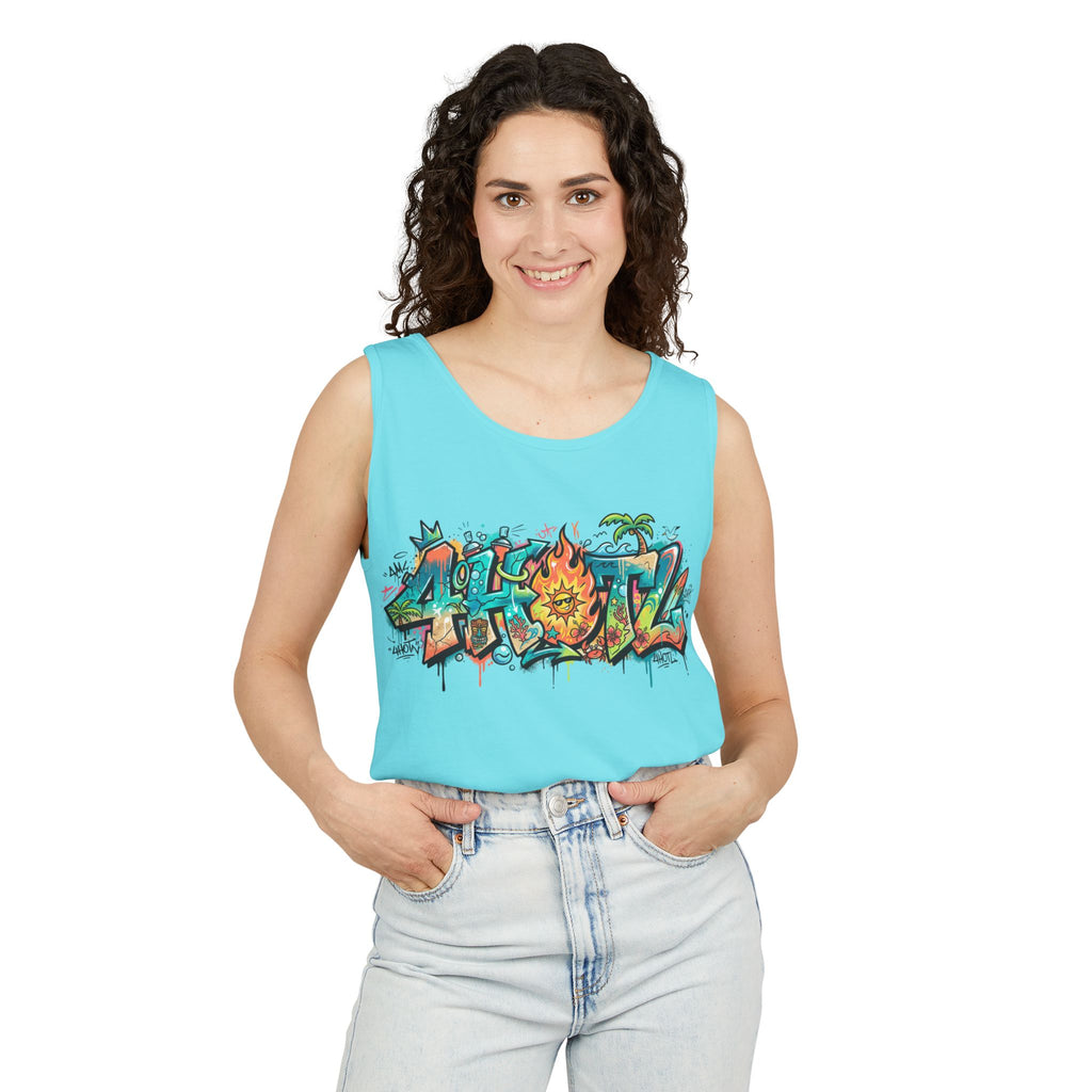 4 Hooligans on the Loose Street Art Tank Top