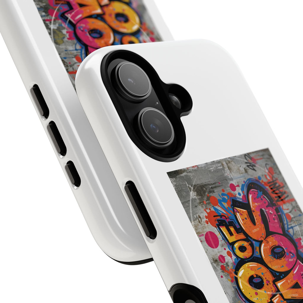 Graffiti "Chaos" Tough Magnetic Phone Case – Urban Street Art iPhone Cover