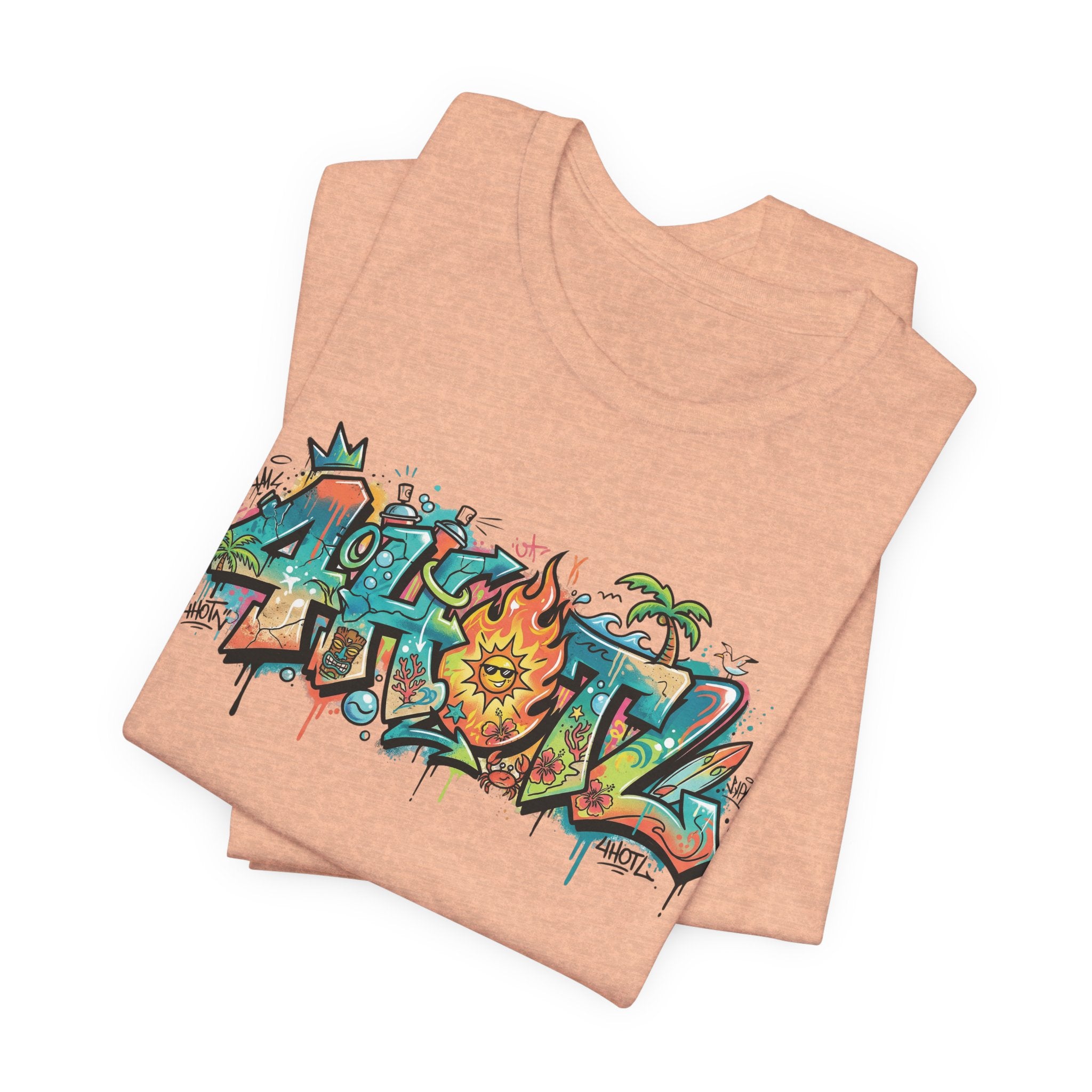 Graffiti Aloha T-Shirt – Tropical Surf Street Art Tee