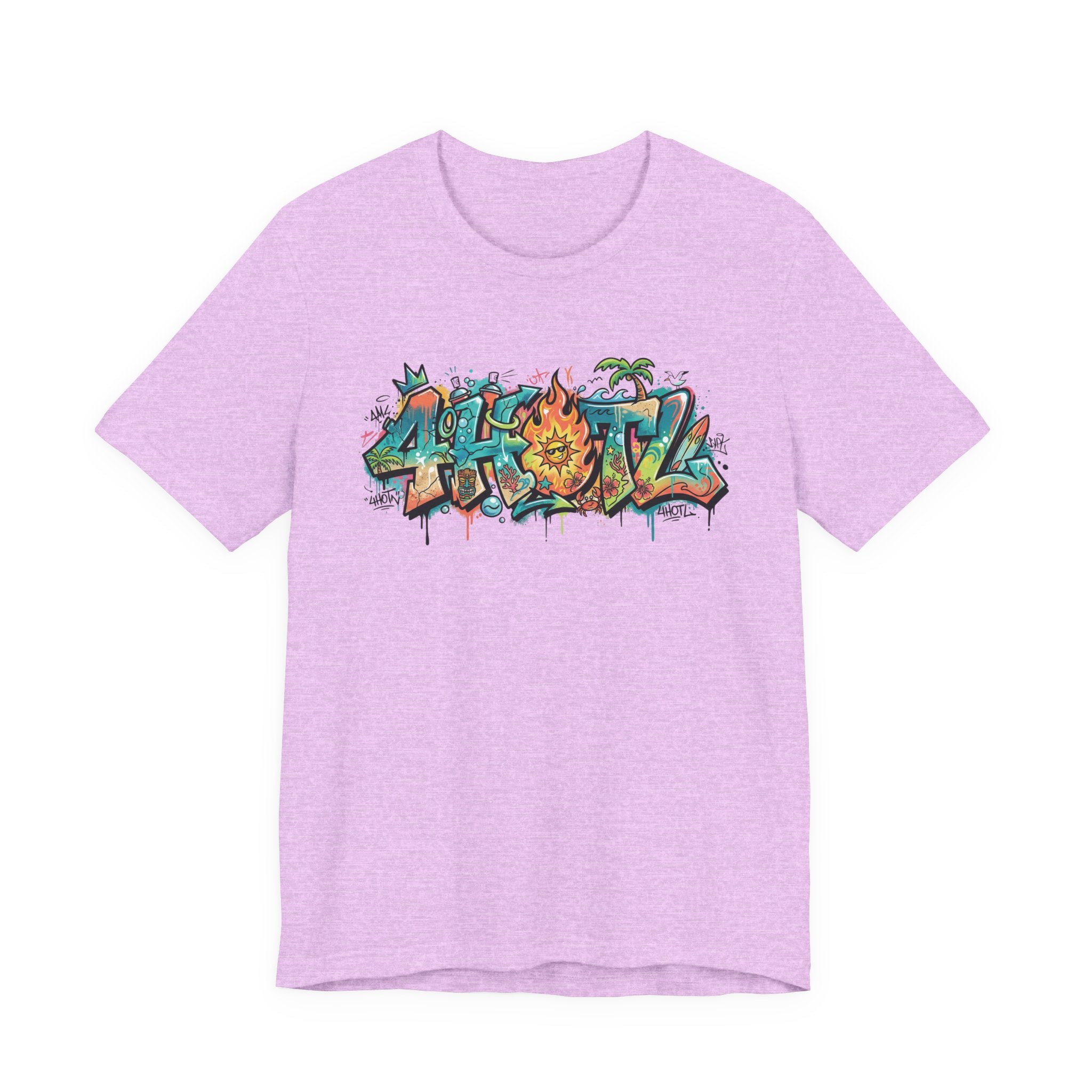 Graffiti Aloha T-Shirt – Tropical Surf Street Art Tee