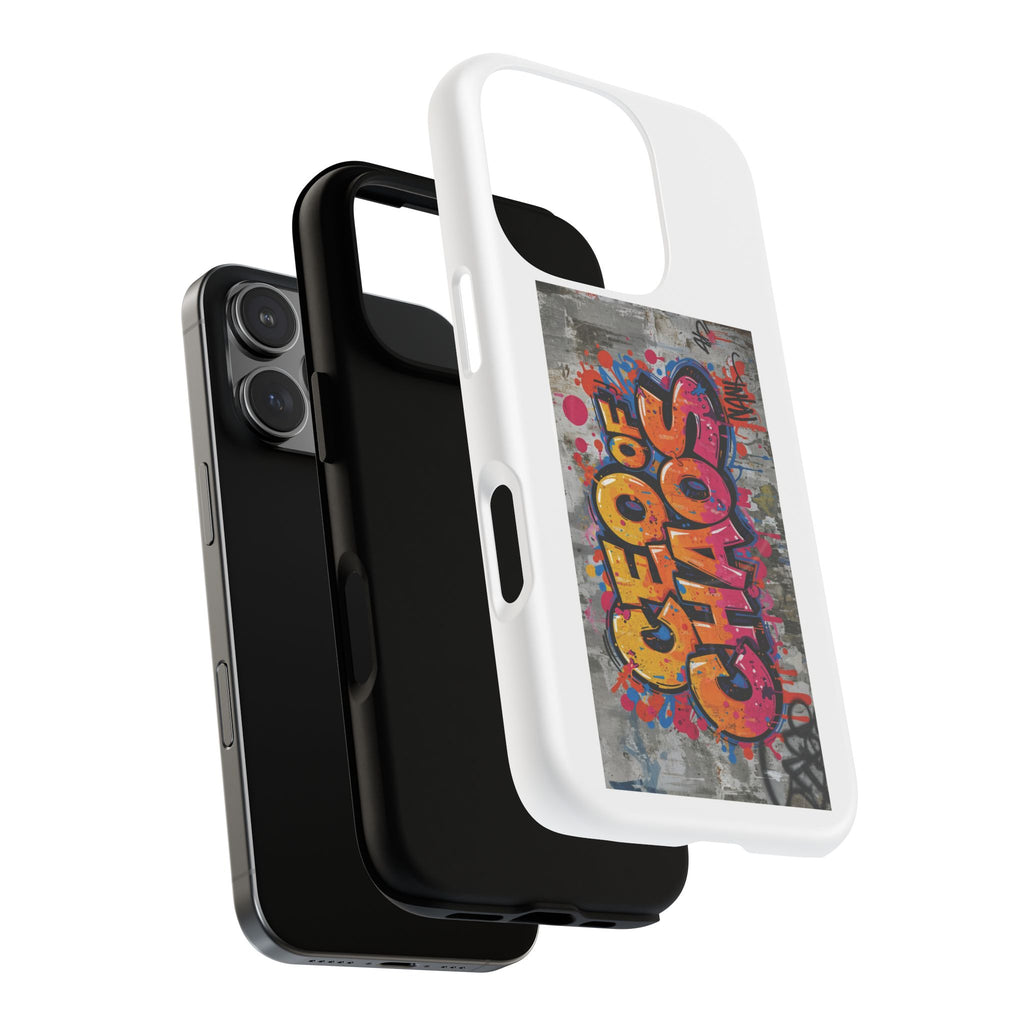 Graffiti "Chaos" Tough Magnetic Phone Case – Urban Street Art iPhone Cover