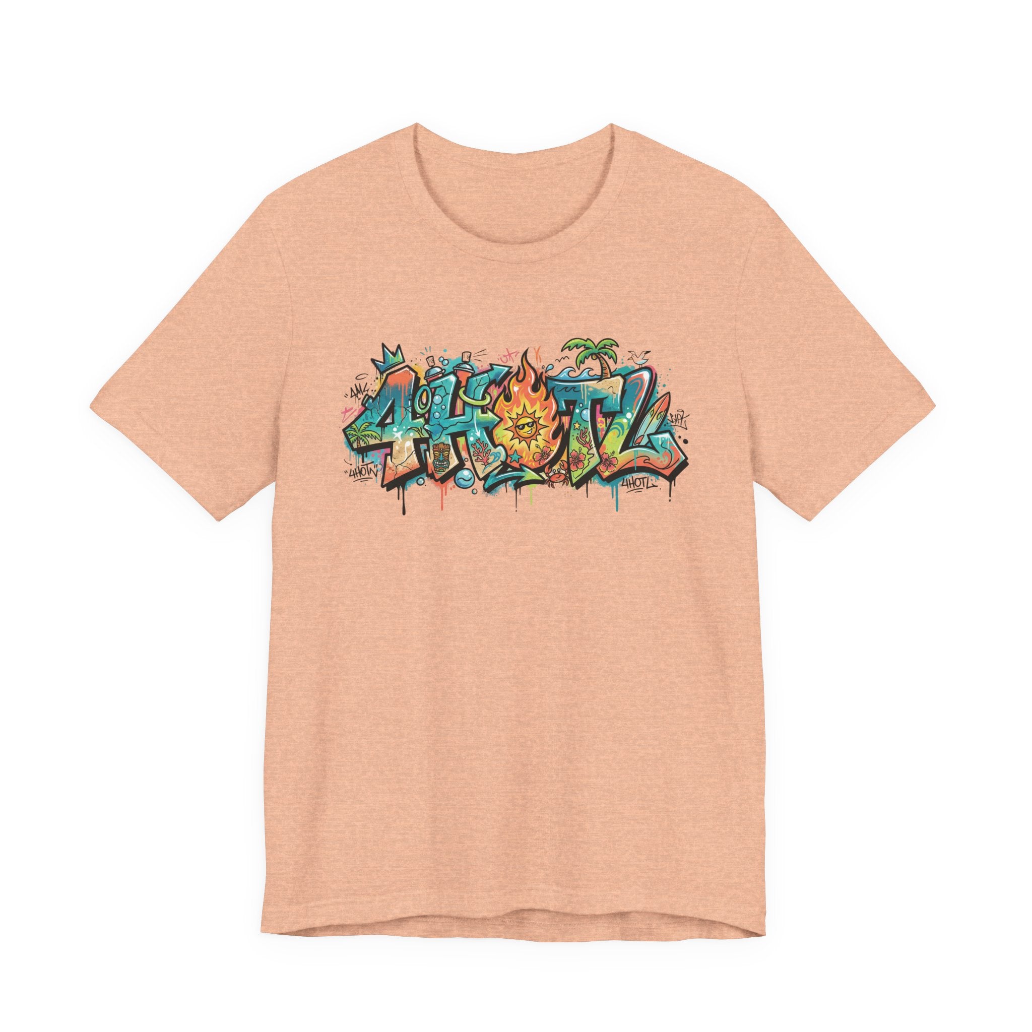 Graffiti Aloha T-Shirt – Tropical Surf Street Art Tee