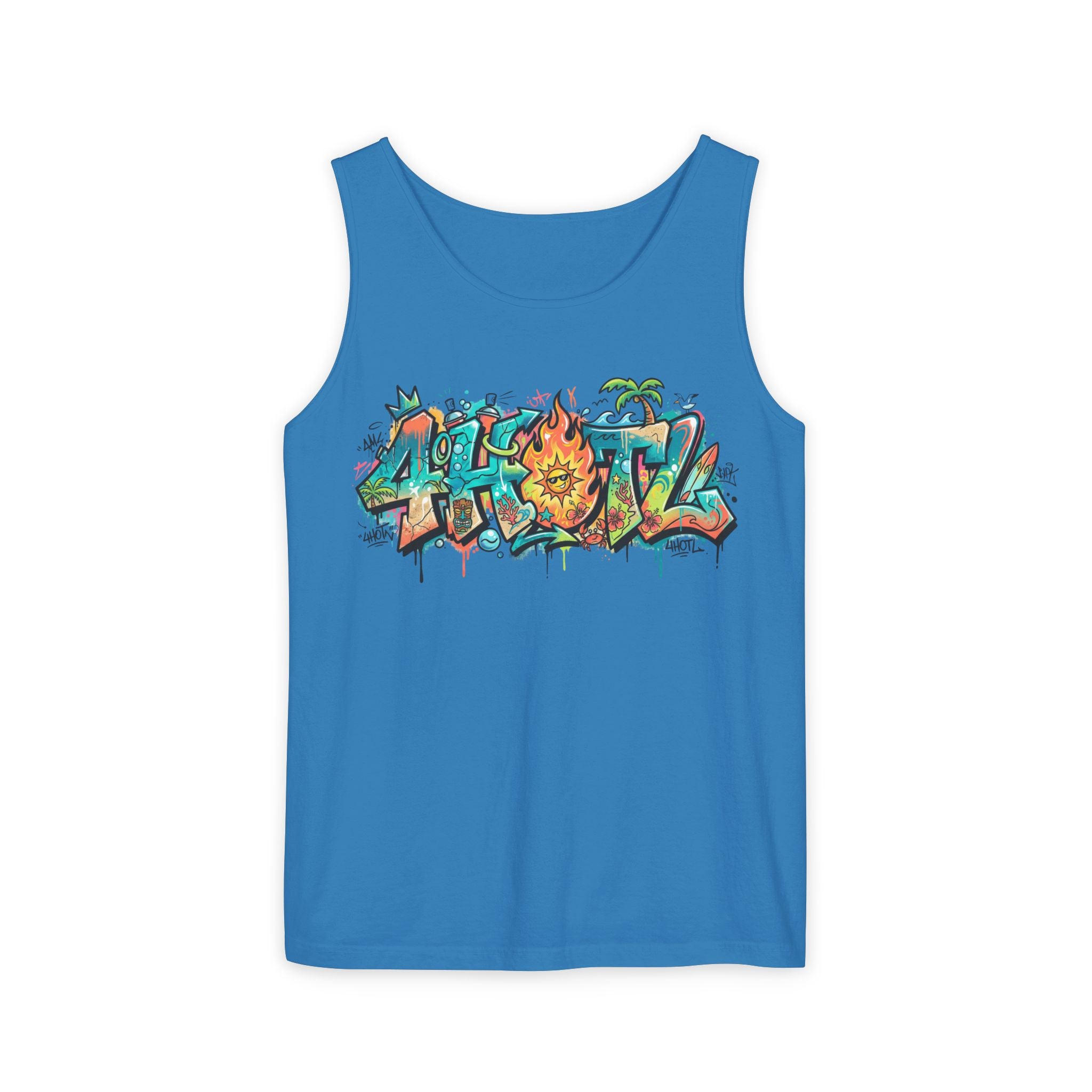 4 Hooligans on the Loose Street Art Tank Top
