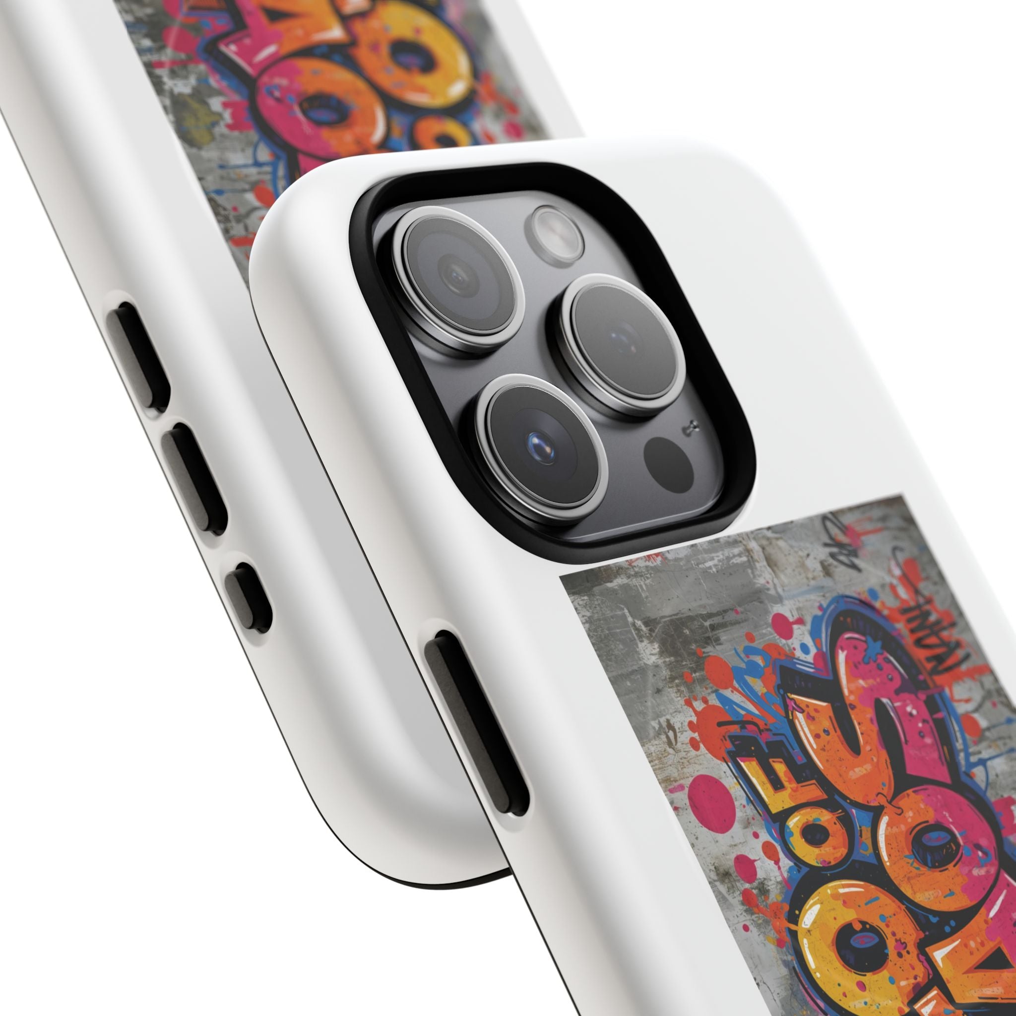 Graffiti "Chaos" Tough Magnetic Phone Case – Urban Street Art iPhone Cover