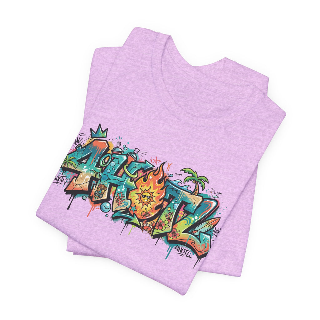 Graffiti Aloha T-Shirt – Tropical Surf Street Art Tee