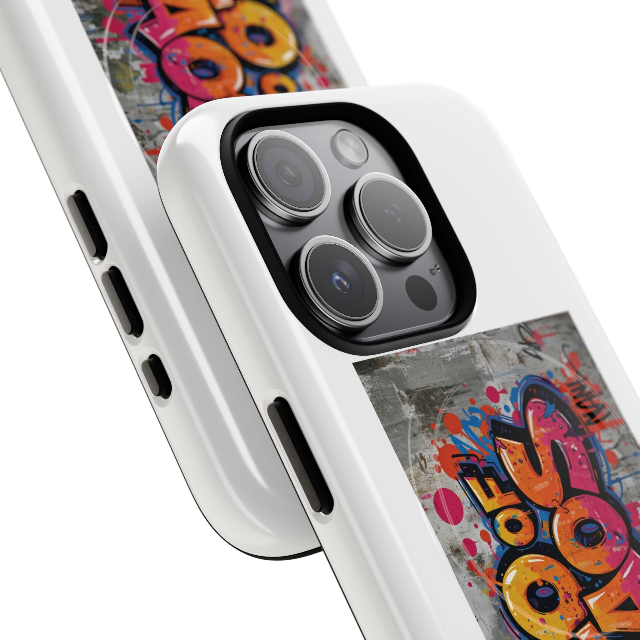Graffiti "Chaos" Tough Magnetic Phone Case – Urban Street Art iPhone Cover