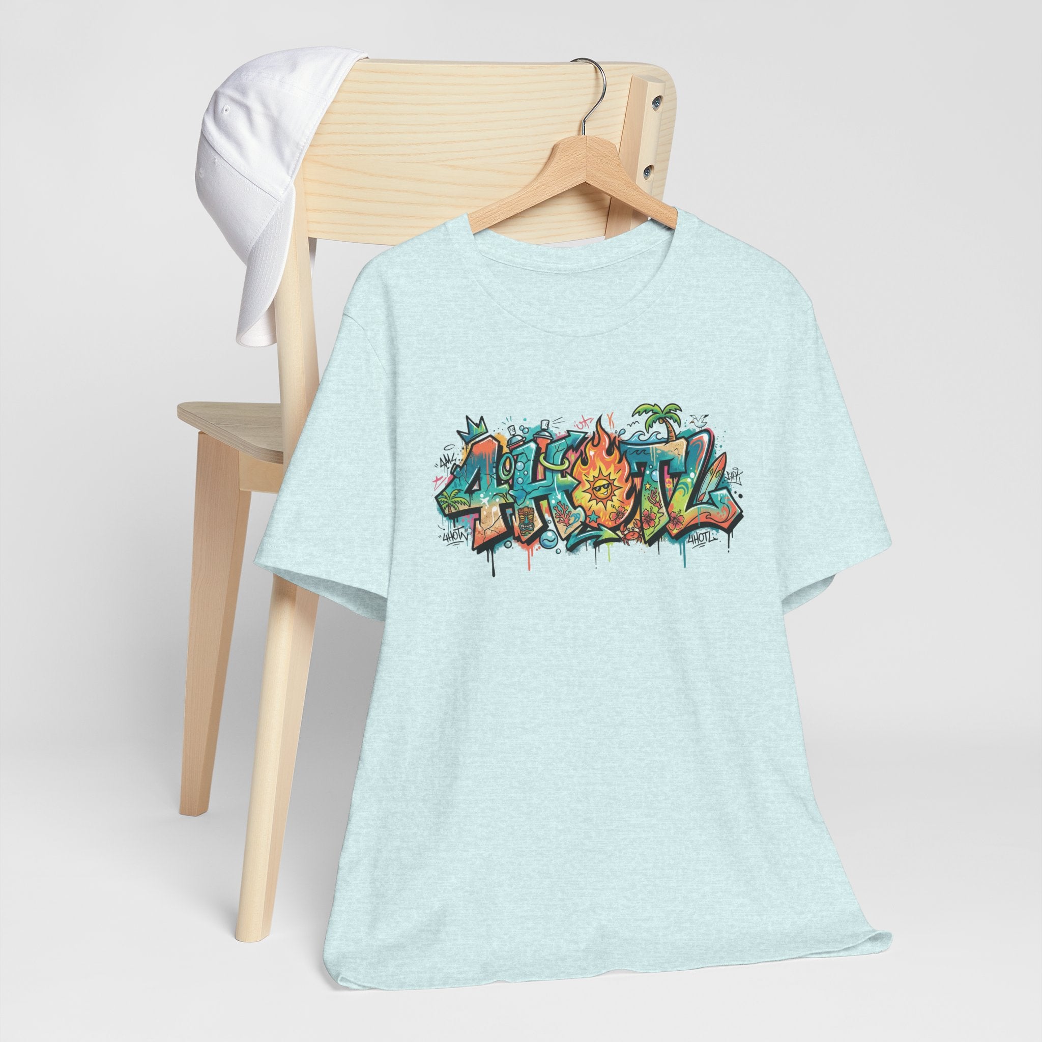 Graffiti Aloha T-Shirt – Tropical Surf Street Art Tee