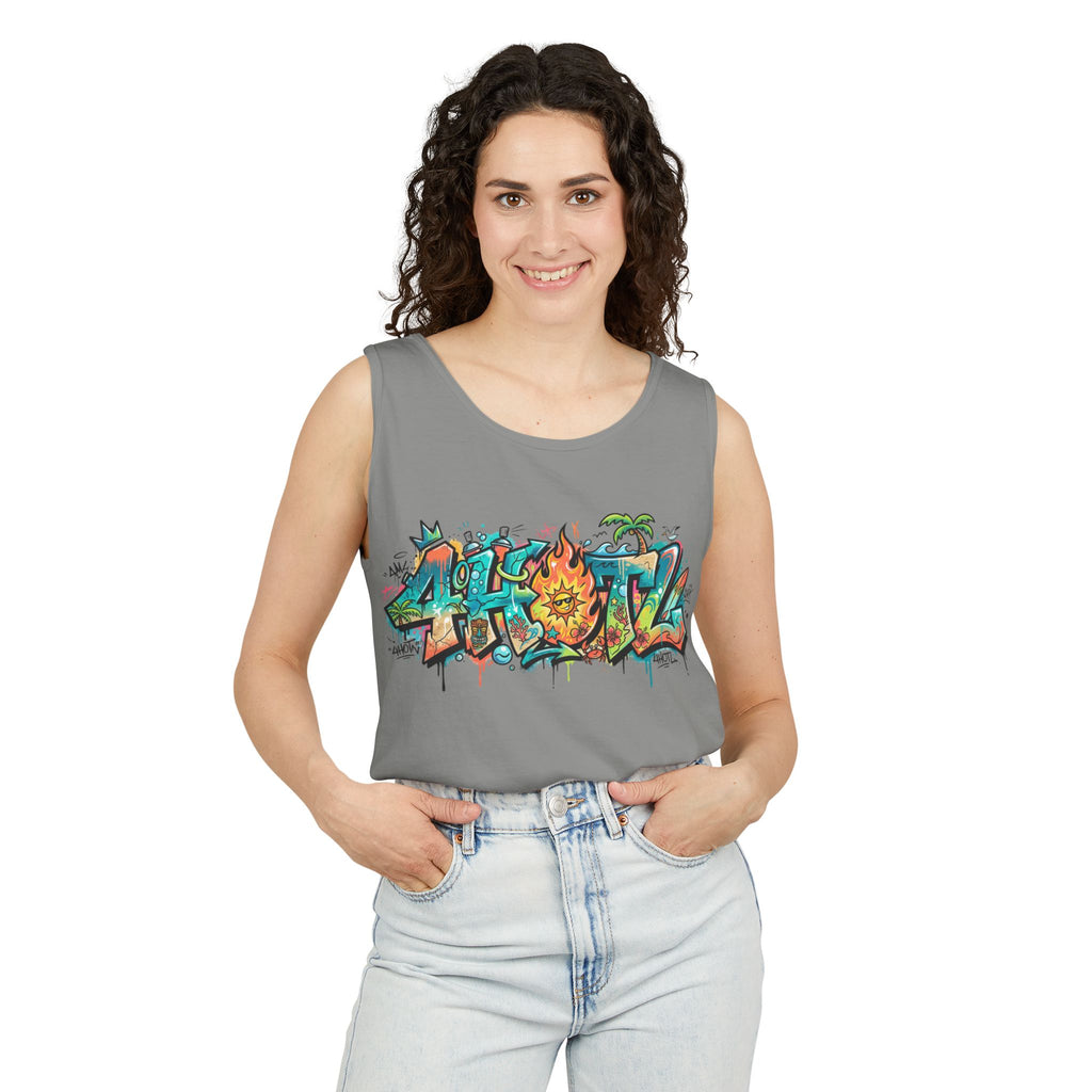 4 Hooligans on the Loose Street Art Tank Top