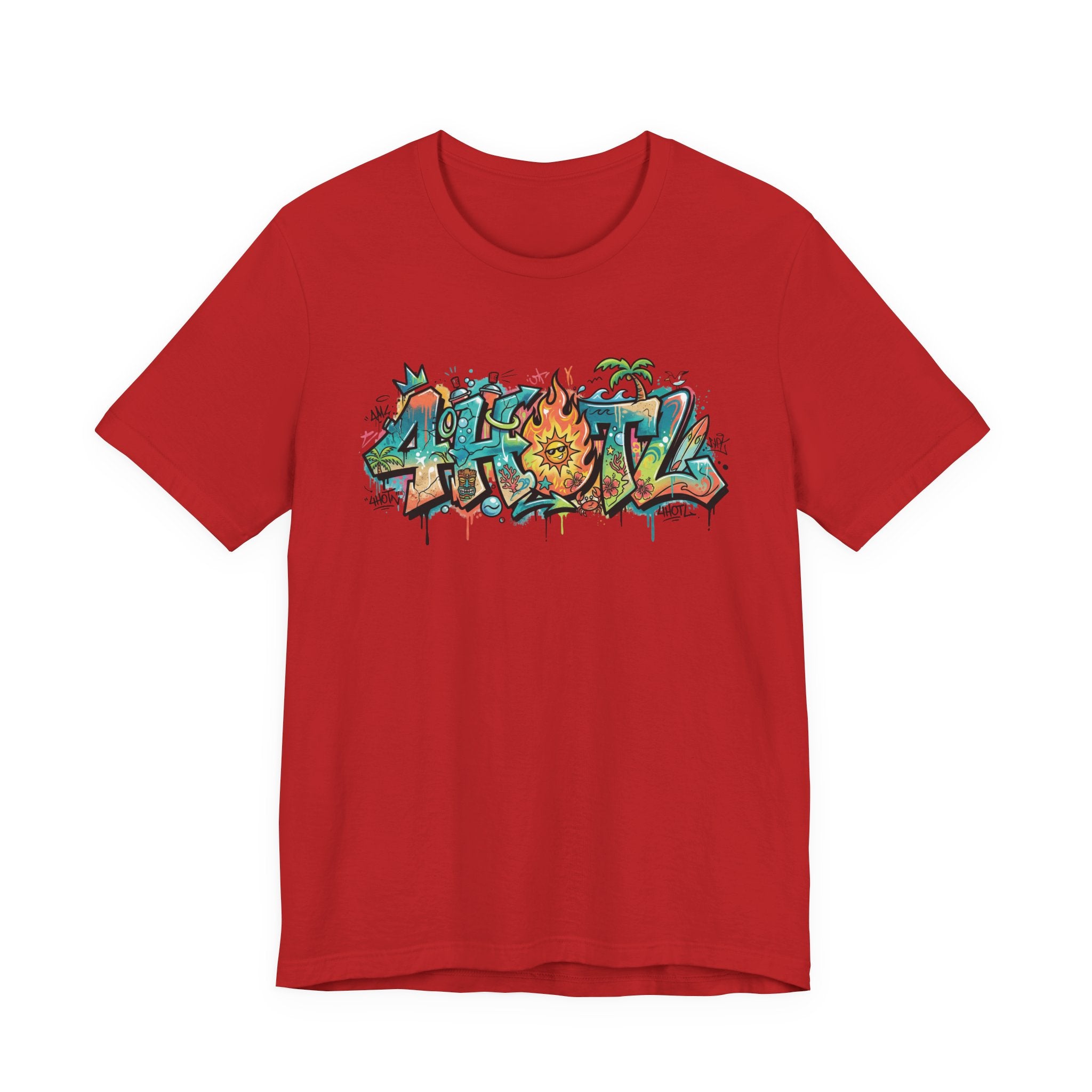 Graffiti Aloha T-Shirt – Tropical Surf Street Art Tee